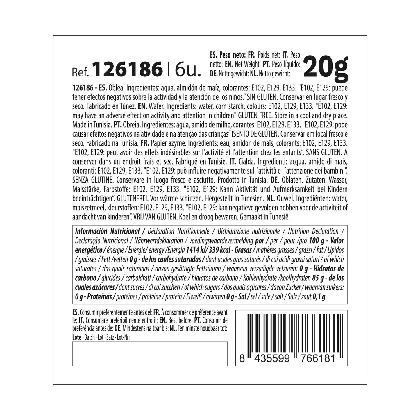 ARTISTIC WAFER ROSE 7CM