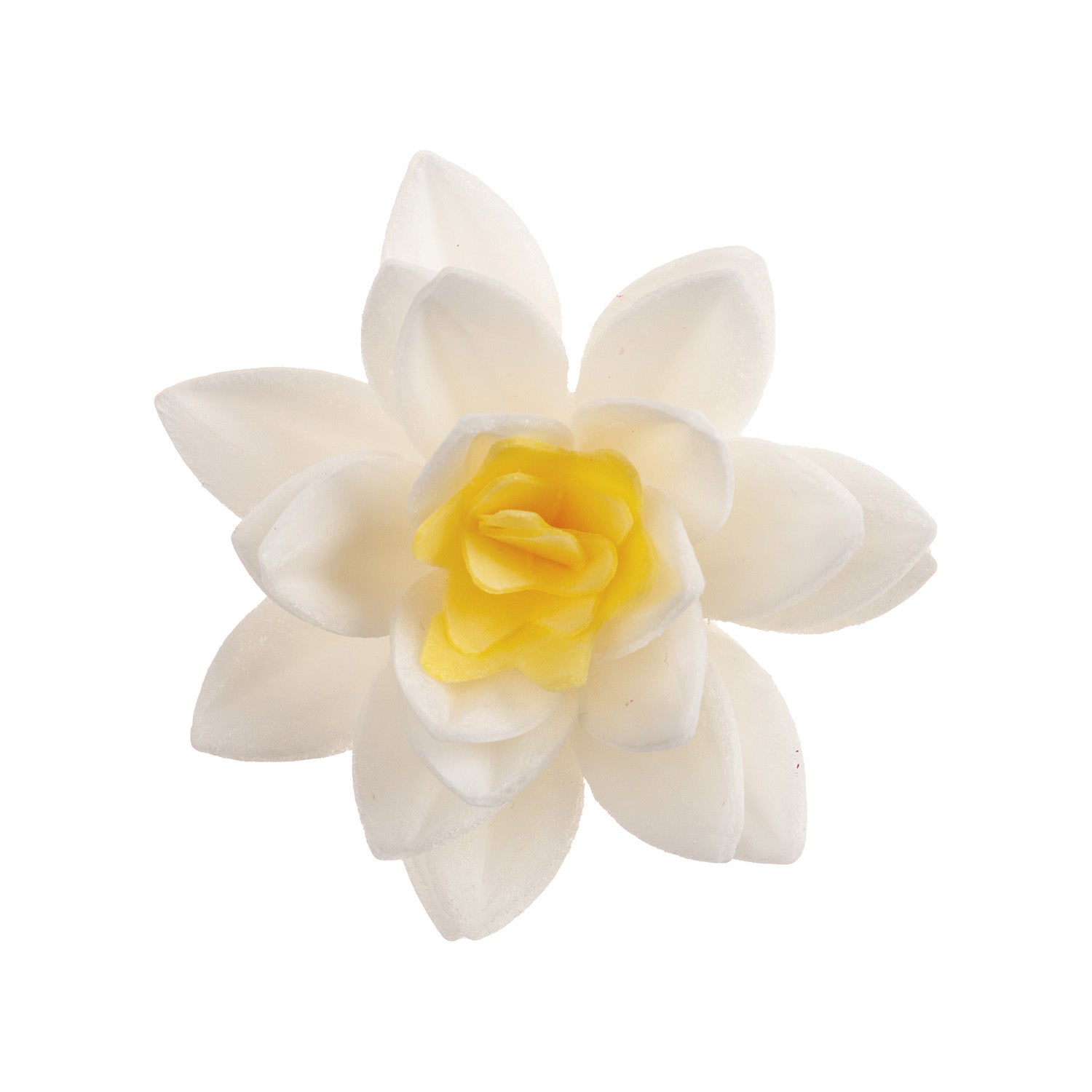 FLORES BLANCAS DE OBLEA 7CM