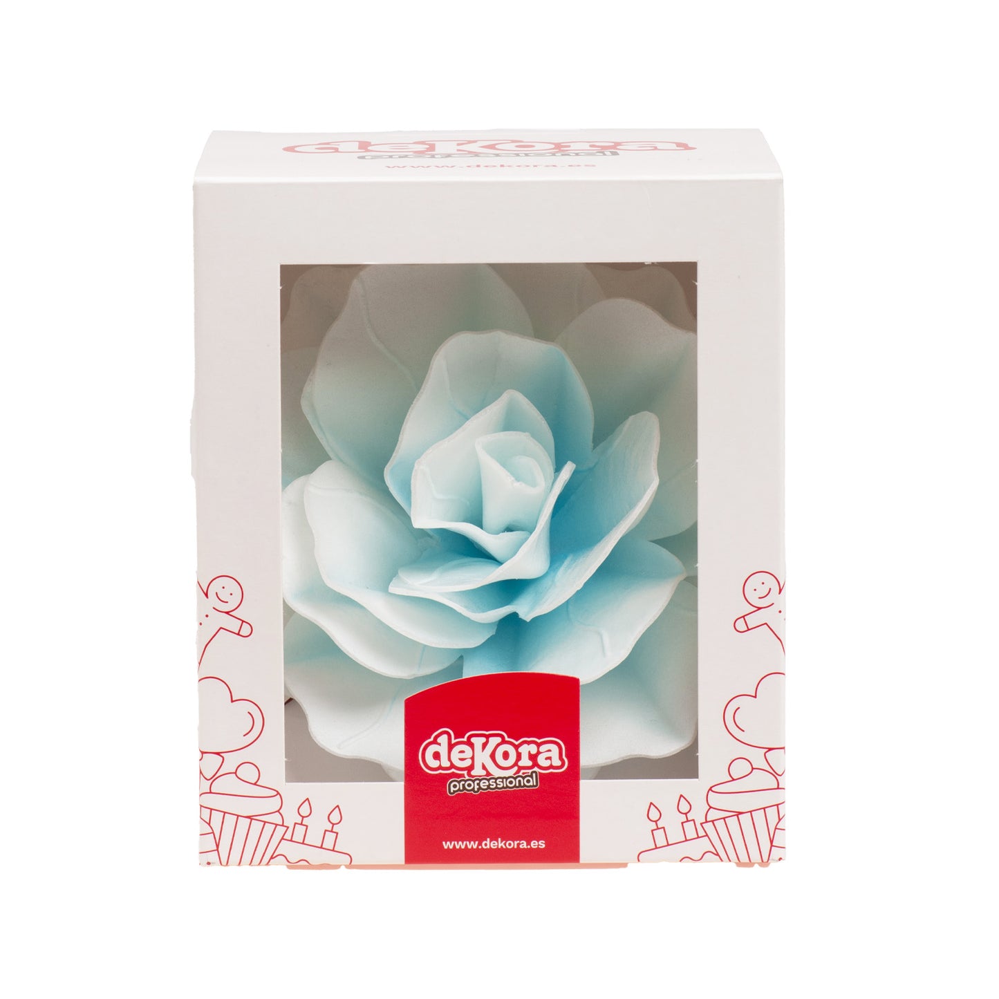 FLEUR EN AZYME BLEUE GÉANTE 12,5CM