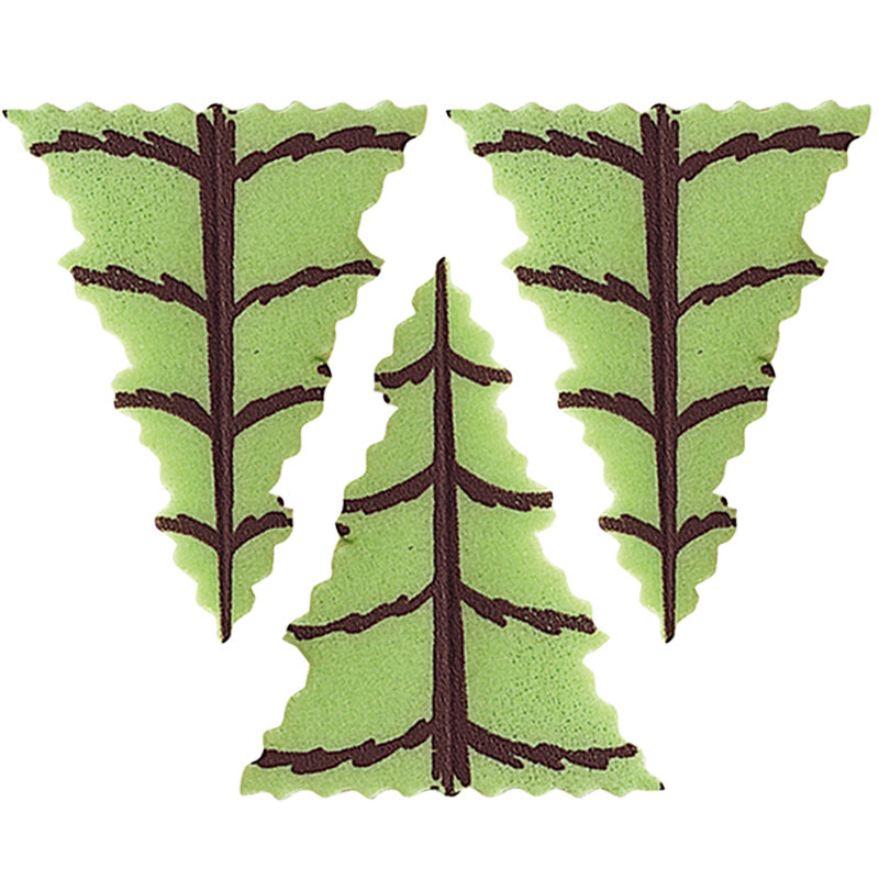 CHRISTMAS PINE TREE SILHOUETTE 4CM