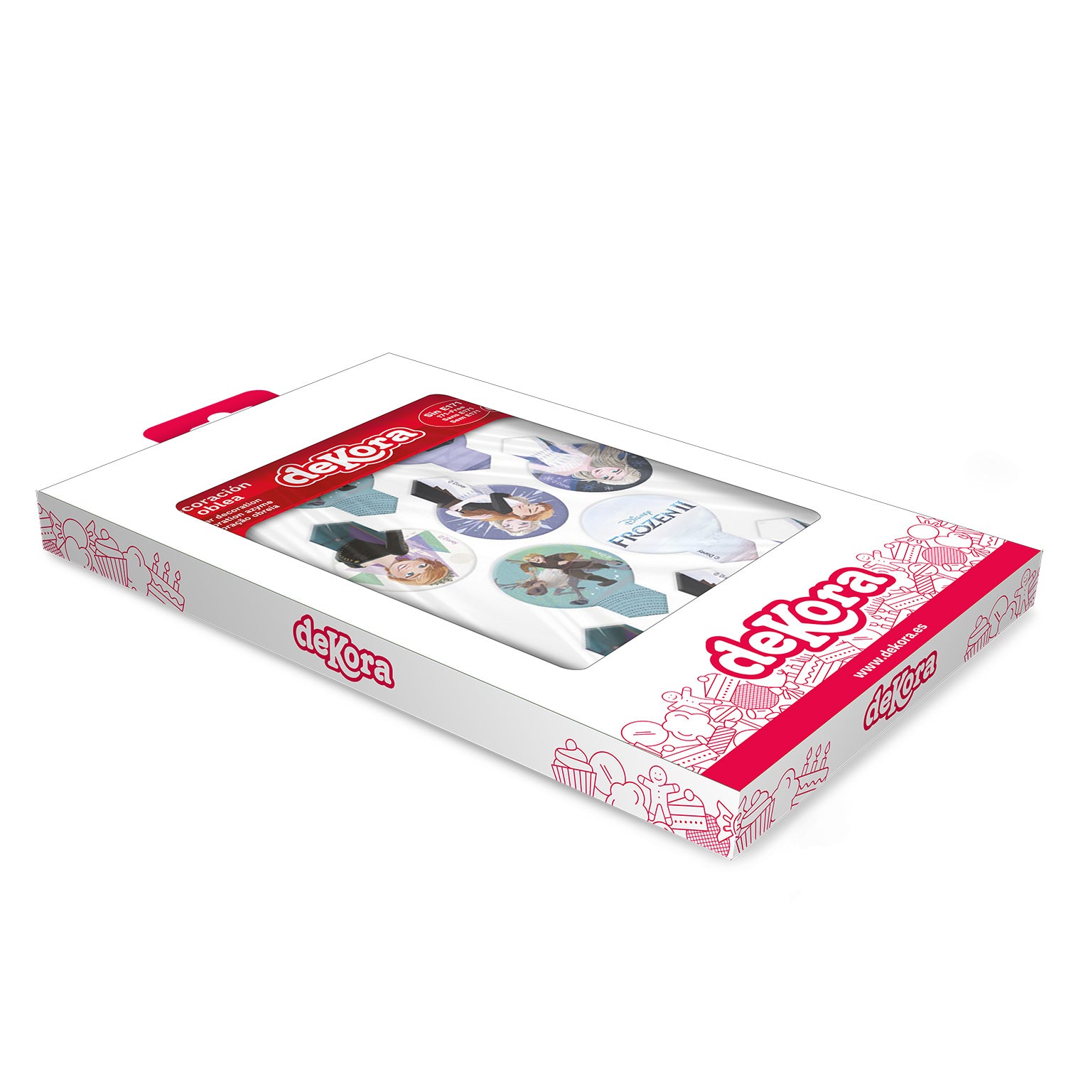 BLISTER 20 DEKORAPIN EN AZYME FROZEN II 6,5X4CM