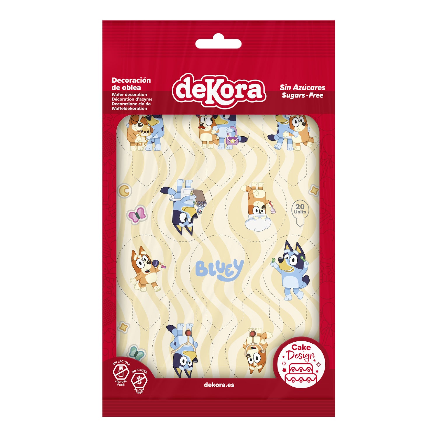 DEKORAPIN OBLEA BLUEY 6,5X4CM A5