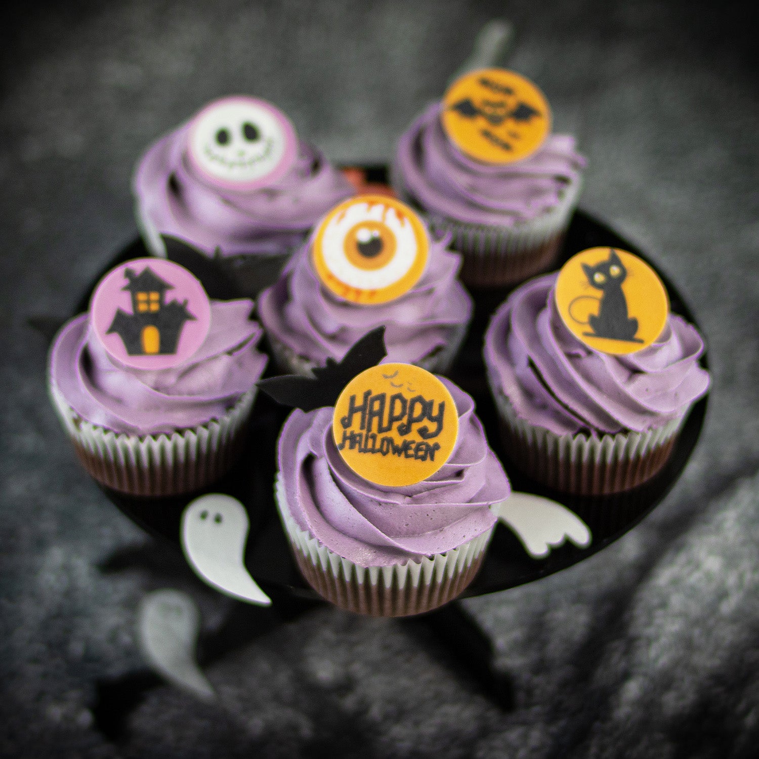 MINI DISQUES AZYME HALLOWEEN Ø 3,4CM