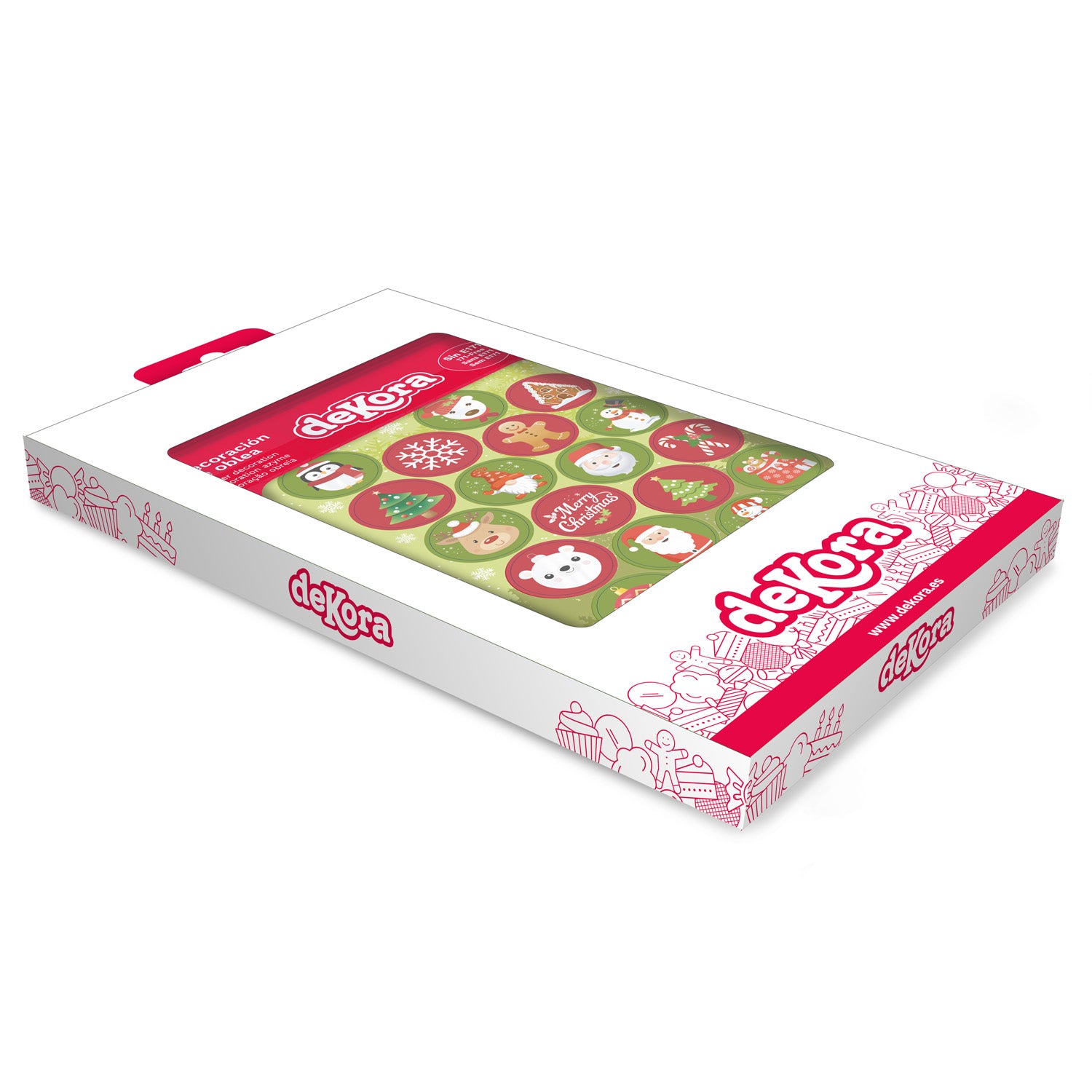 MINI DISCOS OBLEA NAVIDAD Ø 3,4CM -A5