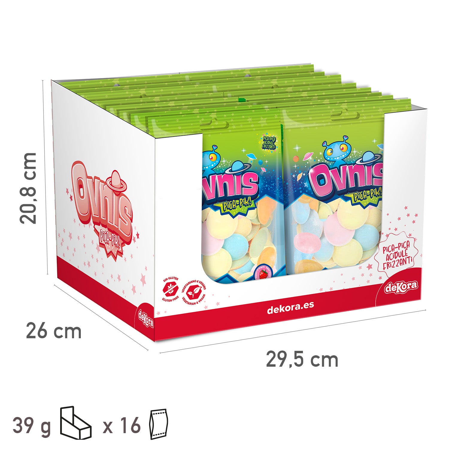 OVNIS COM EFERVESCENTE 39GR