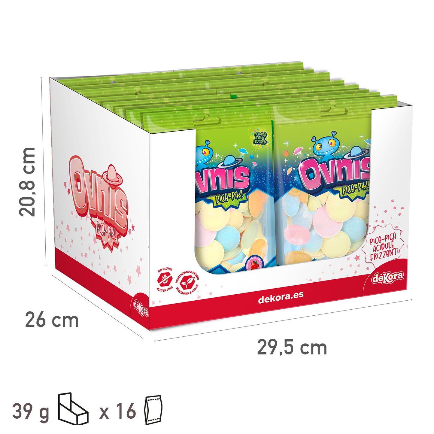 OVNIS COM EFERVESCENTE 39GR