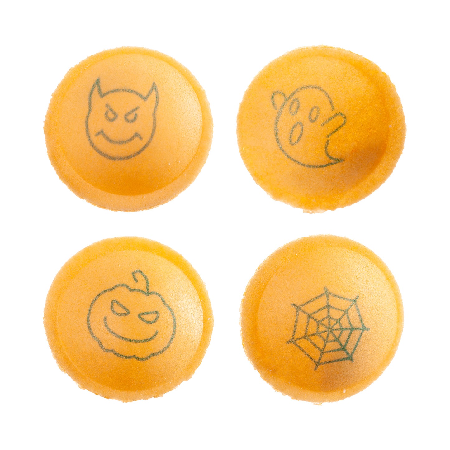 UFO WAFER COOKIES FILLED WITH FIZZY CANDY TATTOO HALLOWEEN 39GR