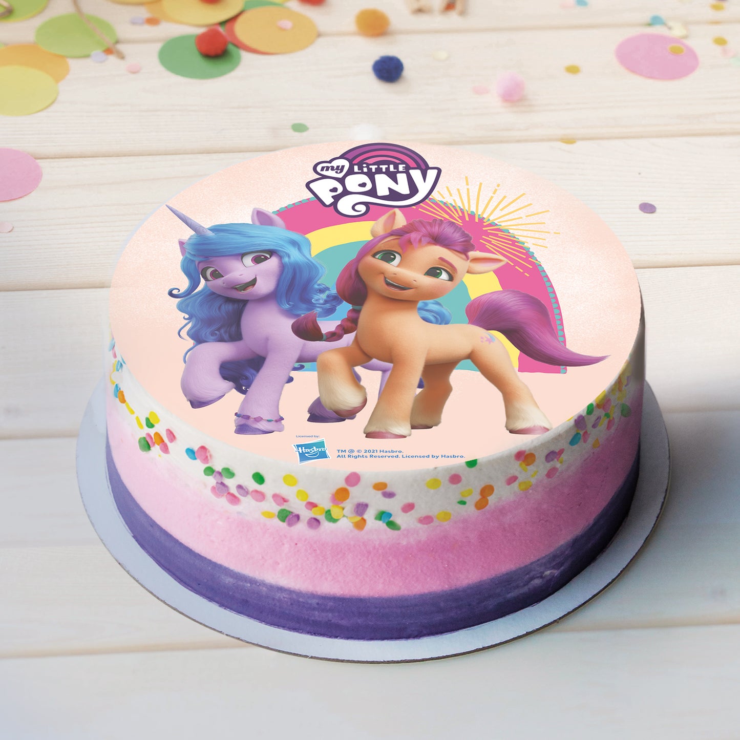 DISQUES EN AZYME MY LITTLE PONY 20CM