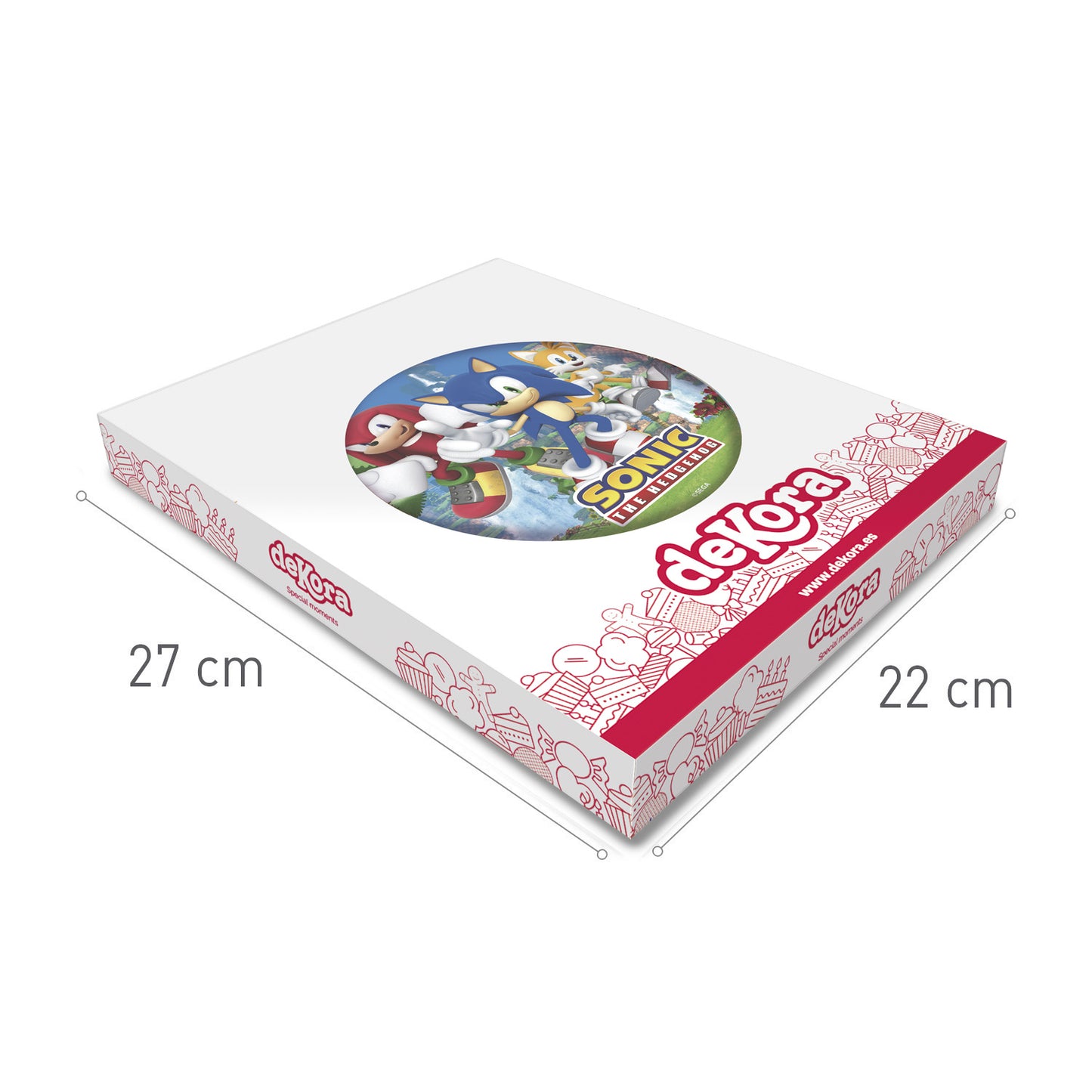 DISCHI CIALDA TORTA SONIC 20CM
