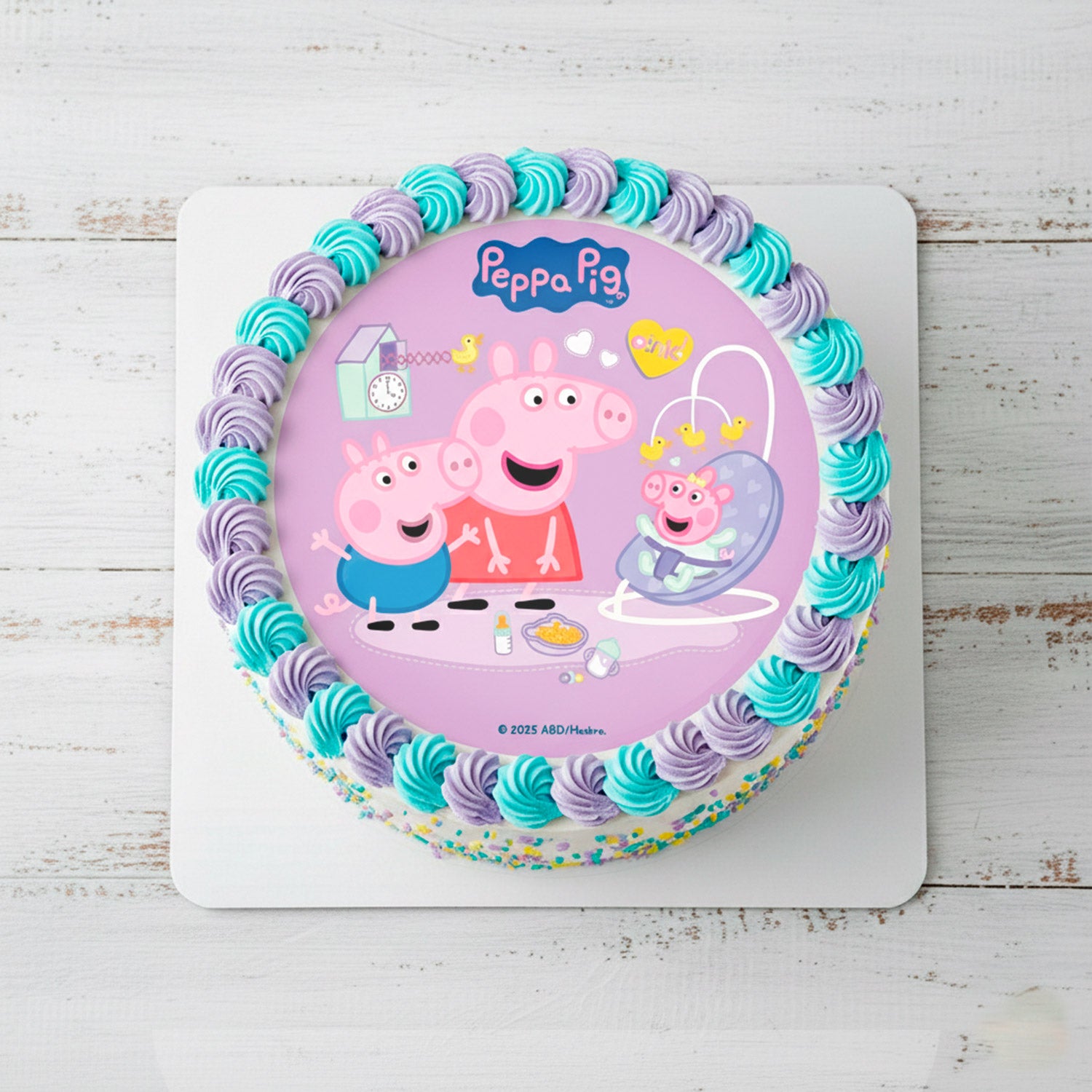 DISCO OBLEA PEPPA PIG NEW BABY 20CM