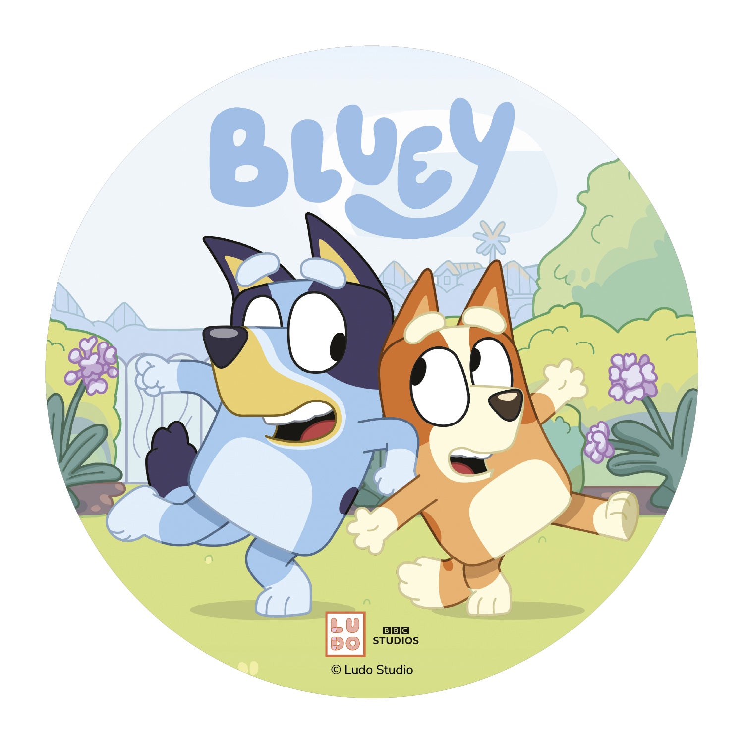 DISCO OBLEA TARTA BLUEY 20CM