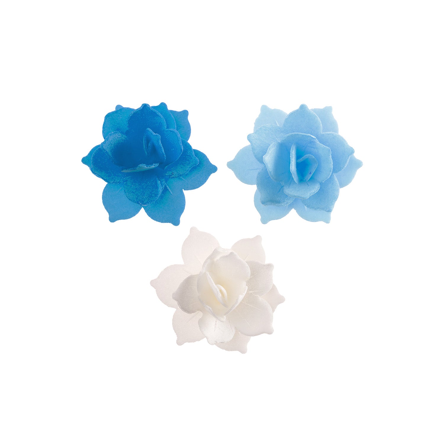 8 MINI WATER LILY BLUE WAFER 4,5CM