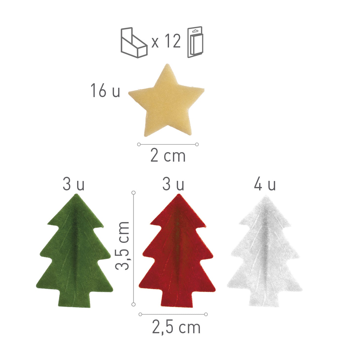 BLISTER DE GAUFRETTES DE NOËL