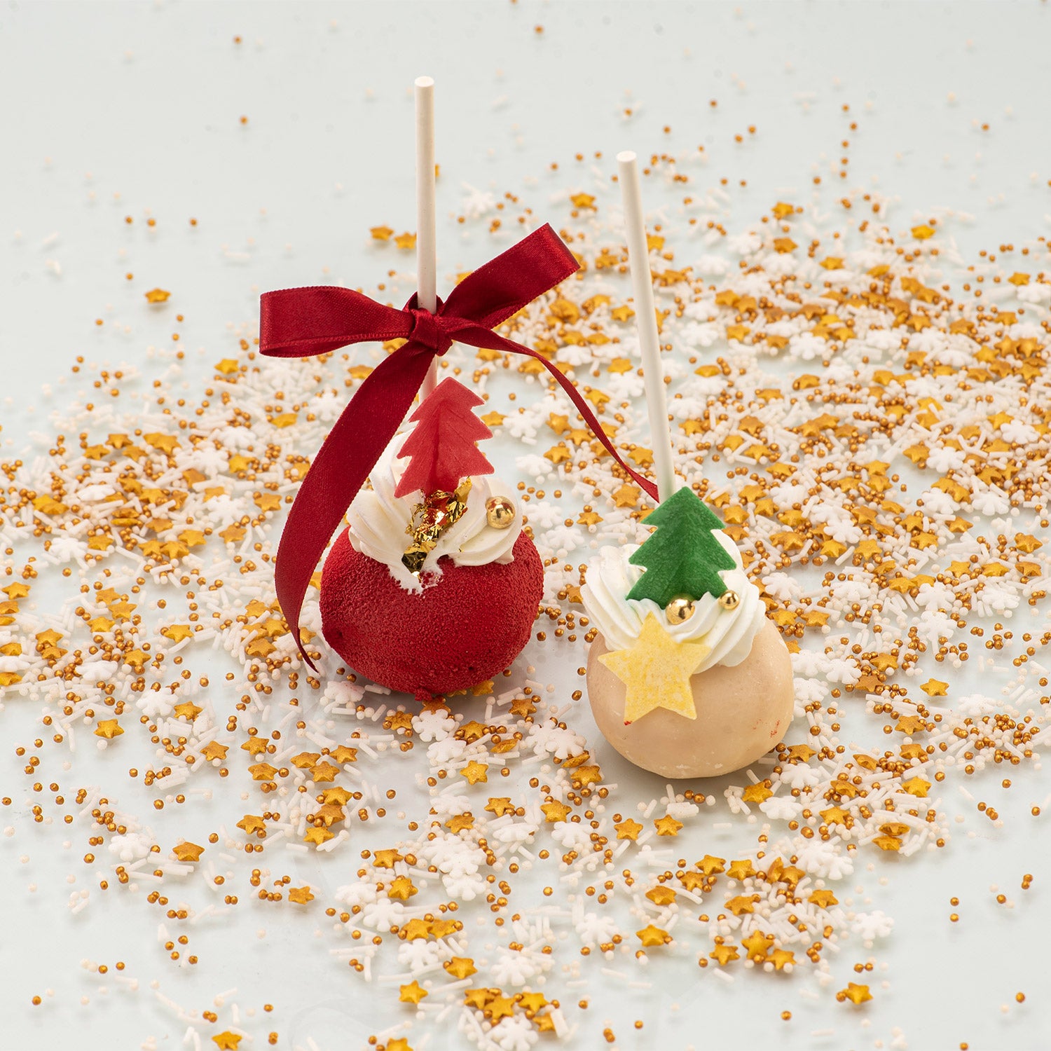 BLISTER DE OBLEA NAVIDAD PINOS Y ESTRELLAS