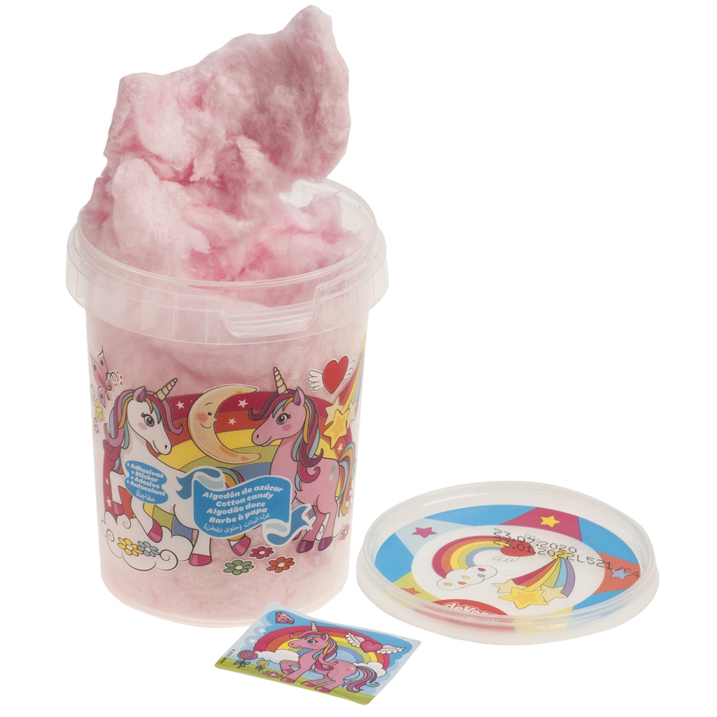 UNICORN CANDY FLOSS WITH STICKER 30 GR