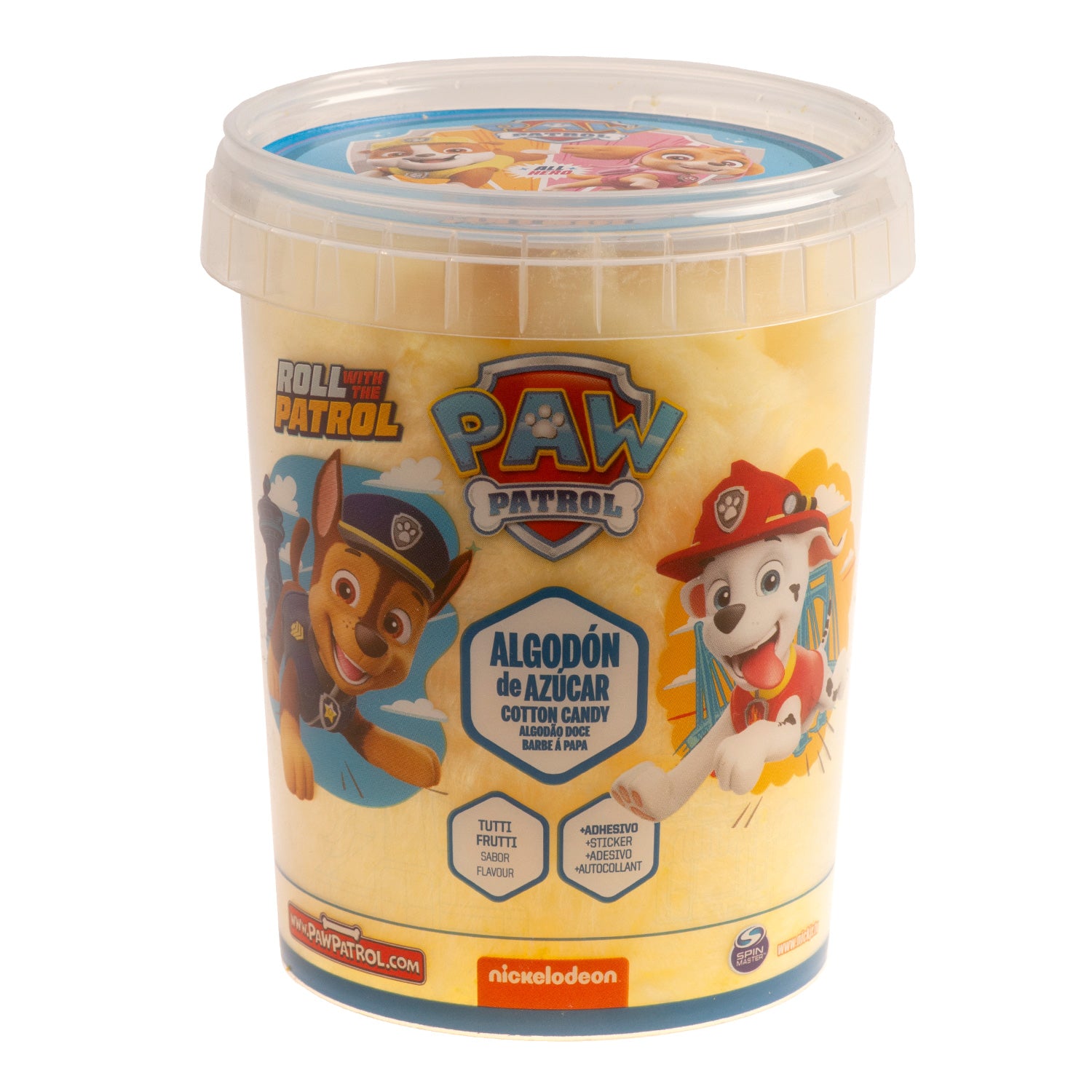 ALGODÓN DE AZÚCAR CON STICKER PATRULLA CANINA 30G