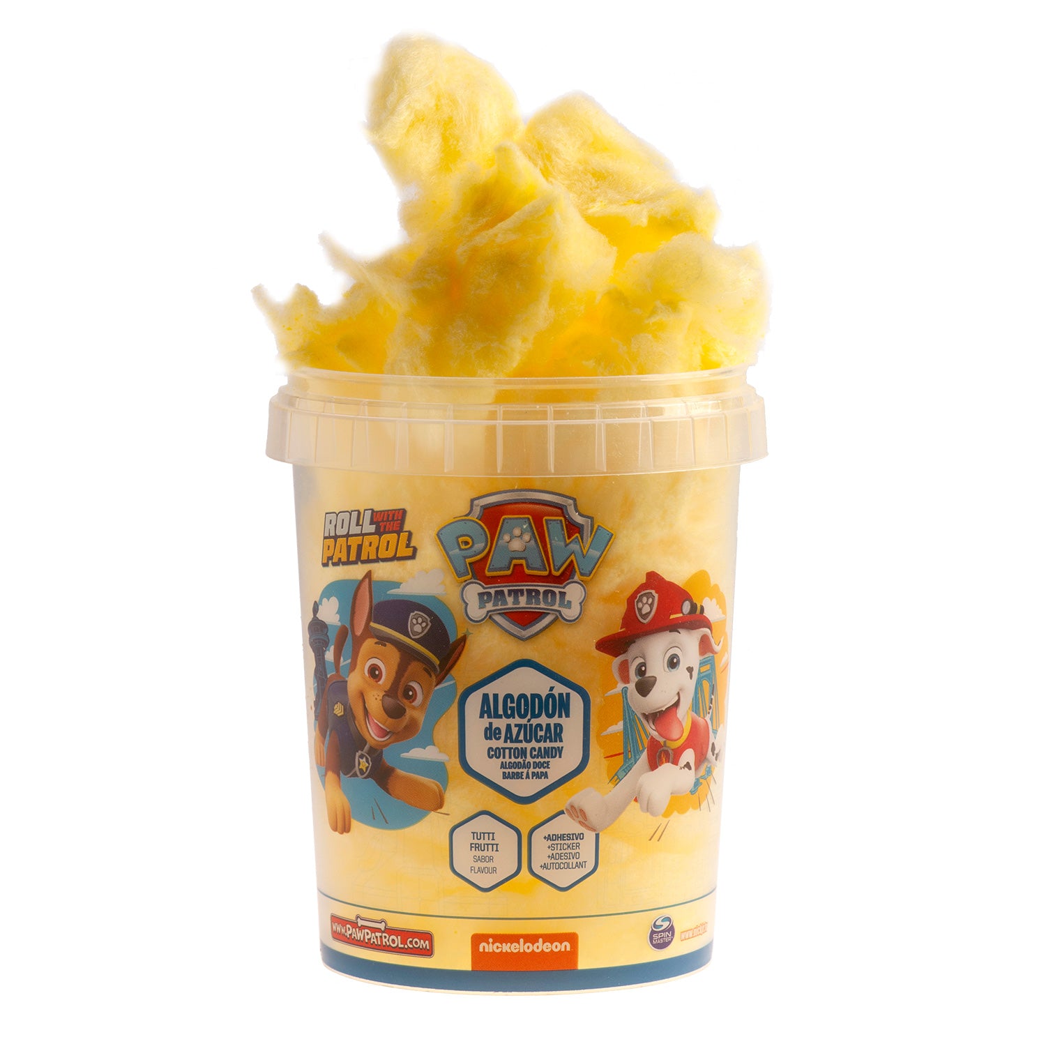 ALGODÓN DE AZÚCAR CON STICKER PATRULLA CANINA 30G