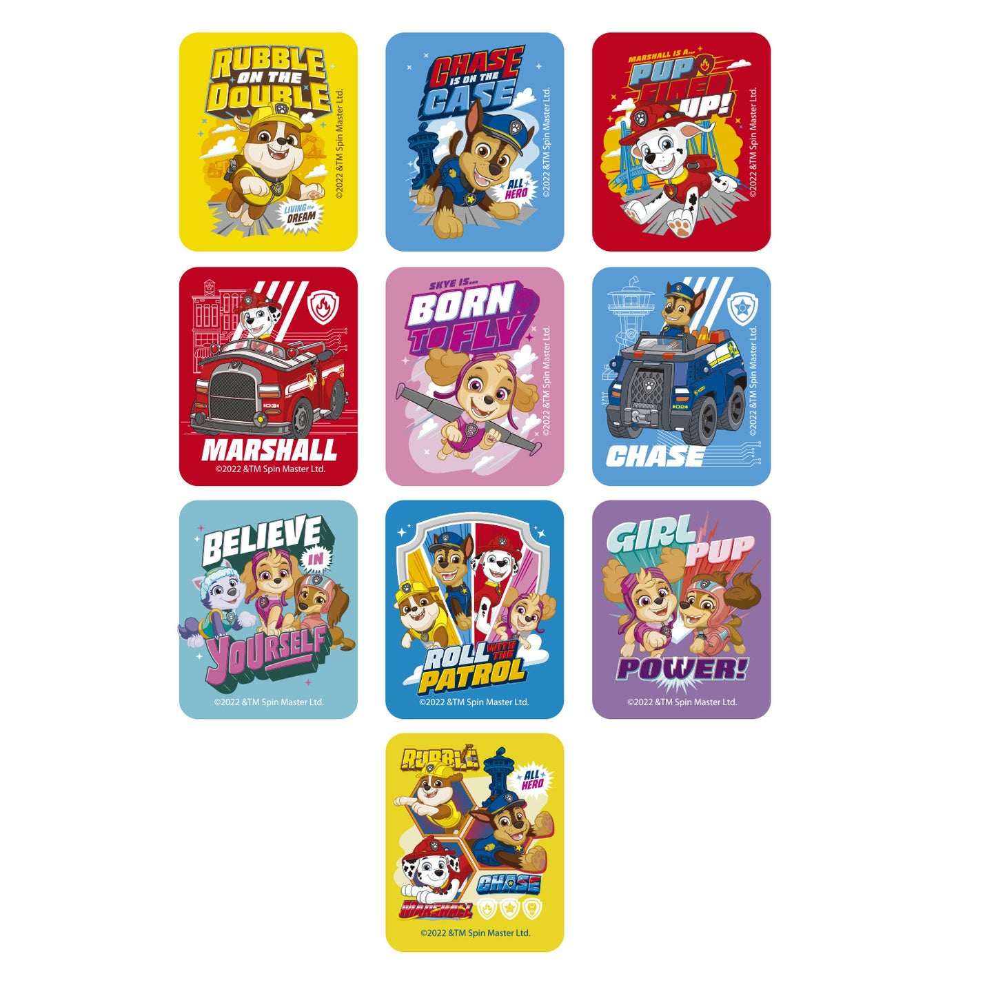 BARBE À PAPA PAT'PATROUILLE AVEC STICKER 30G