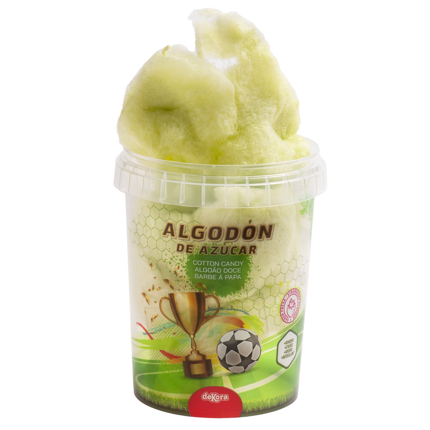 ZUCCHERO FILATO CON ADESIVO CALCIO 30GR
