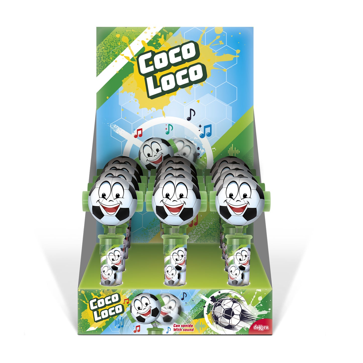 COCOLOCO FUTBOL CON CARAMELOS 15GR