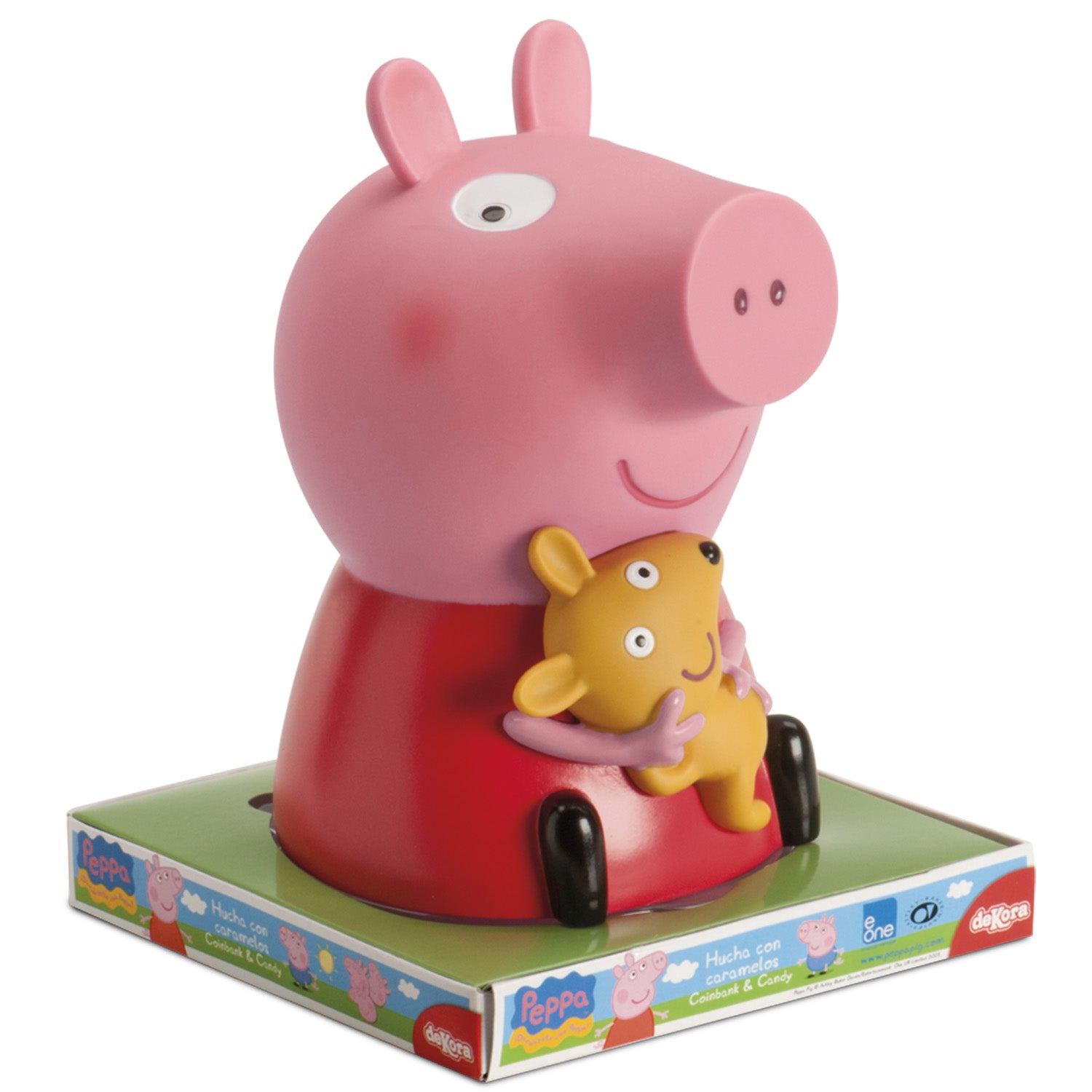 PEPPA PIG COINBANK WITH CANDY