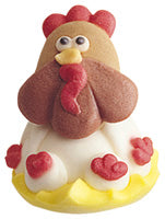 FARM ANIMALS JELLY FIGURINES 4CM 3D