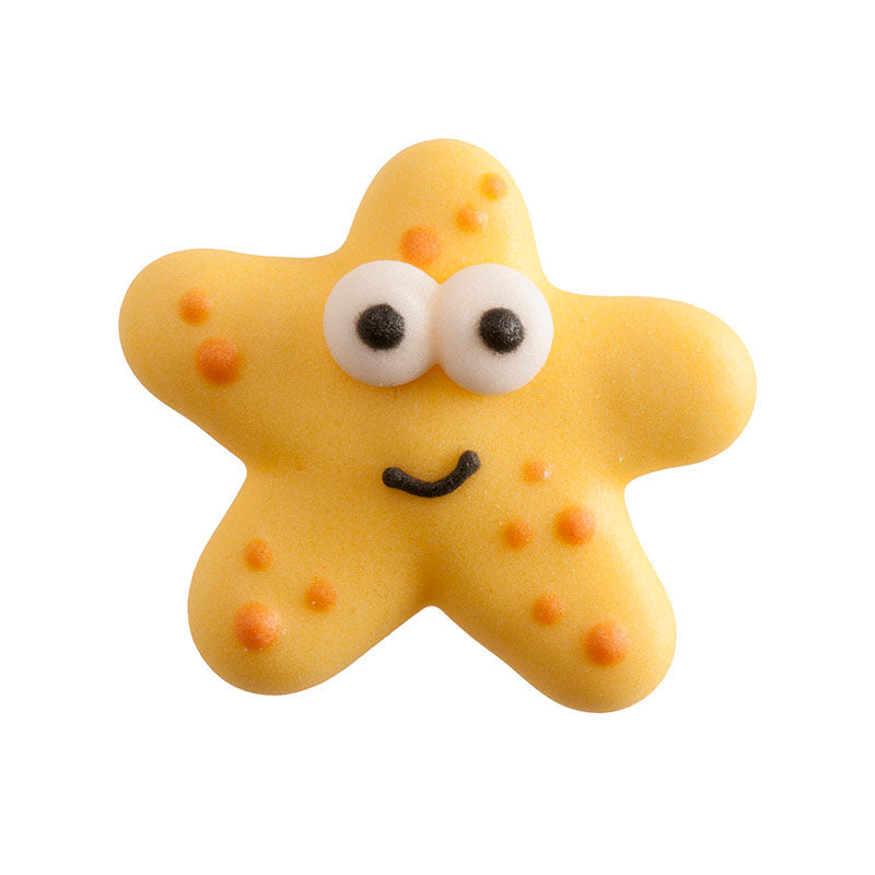 DECORATION EN SUCRE 3D ANIMEAUX DE MER 2,5X2,7CM