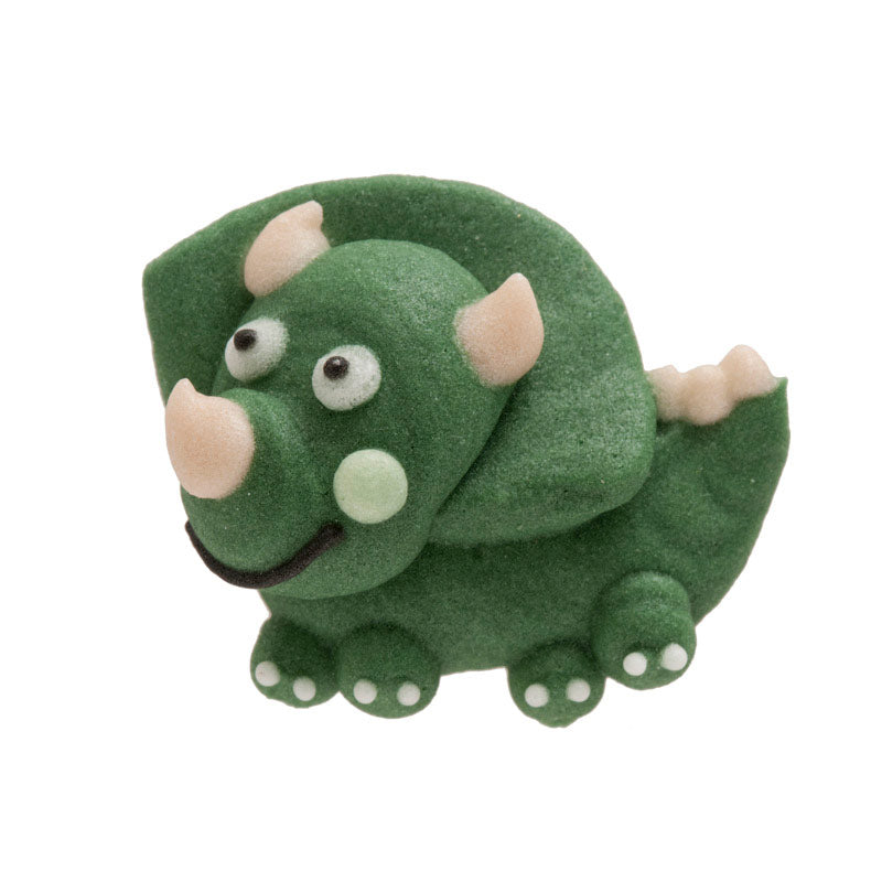 DECORATION SUGAR 2D DINOSAURS 3X3CM
