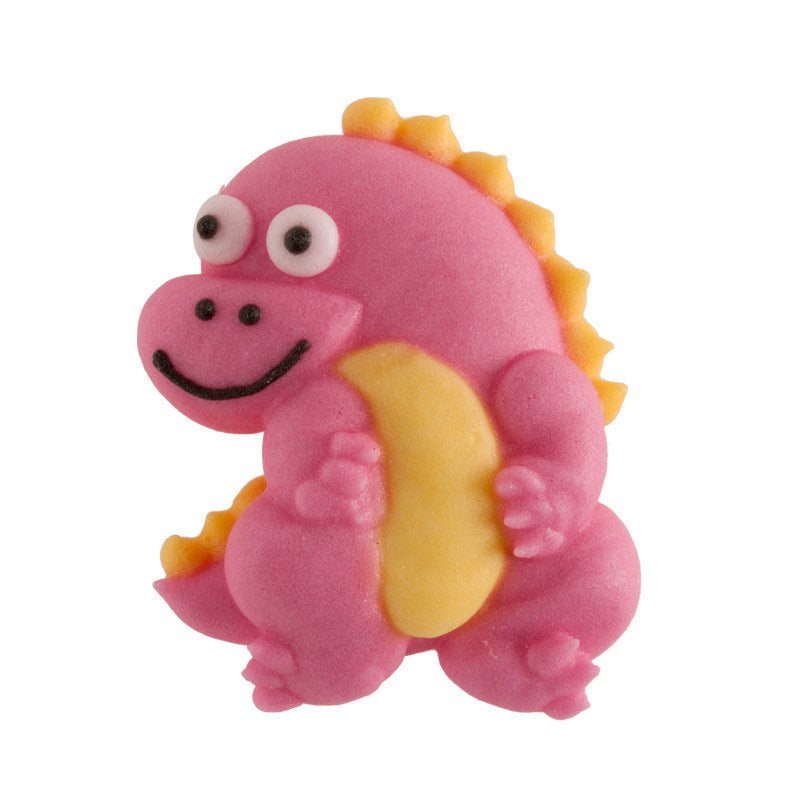 DECORATION SUGAR 2D DINOSAURS 3X3CM