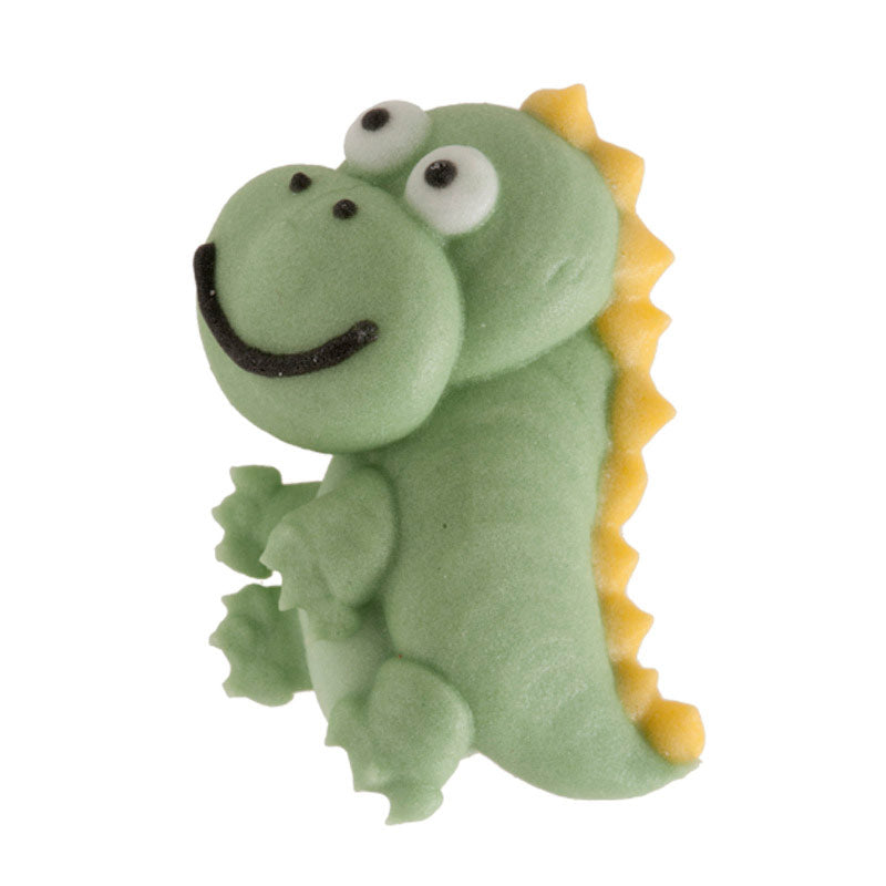 DECORATION SUGAR 2D DINOSAURS 3X3CM