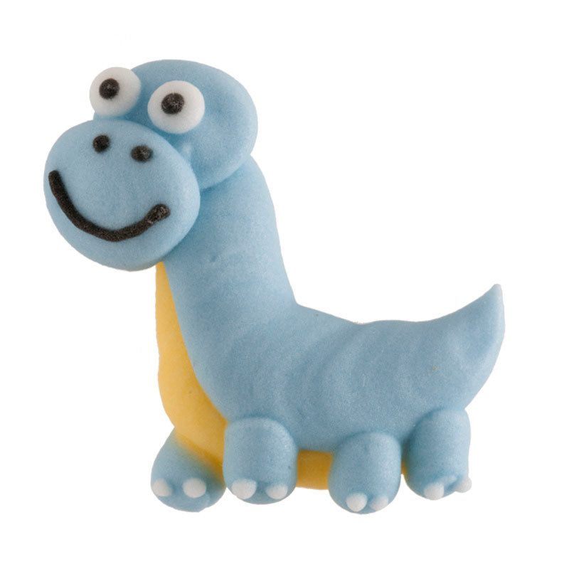 DECORATION SUGAR 2D DINOSAURS 3X3CM