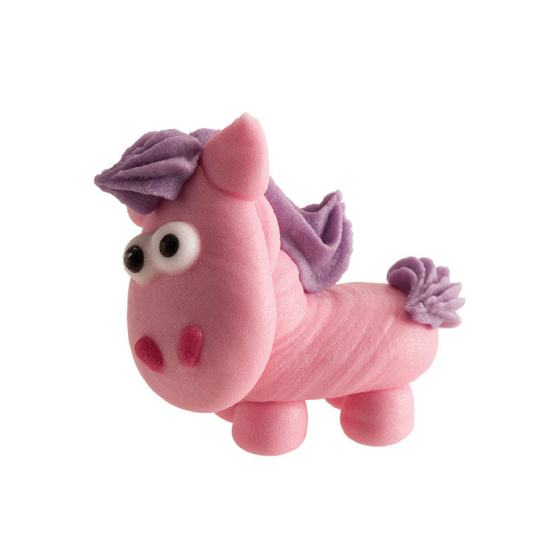 DECORACIÓN AZÚCAR 3D ANIMALES GRANJA 3x3 CM