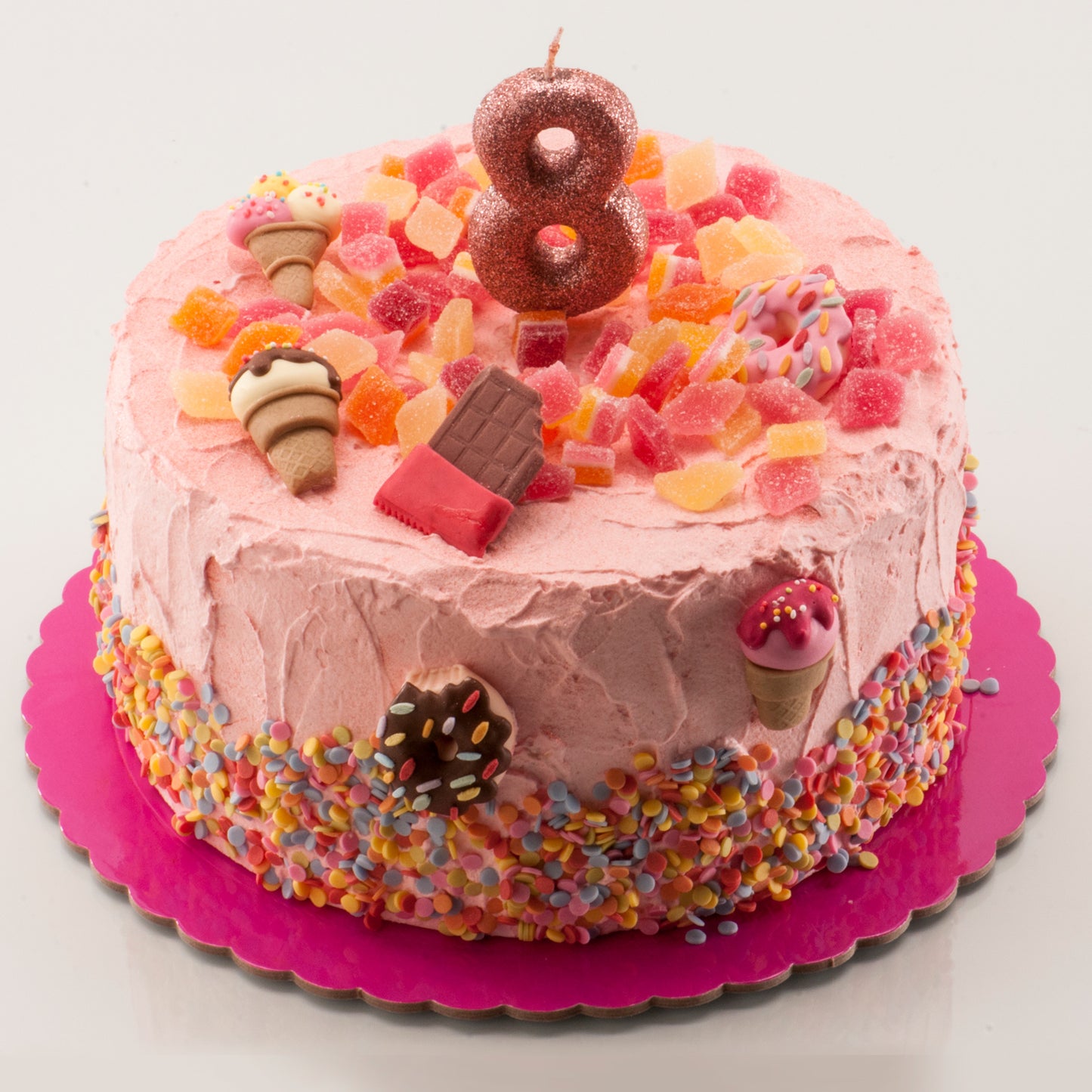 DECORAZIONE PASTA DI ZUCCHERO 3D DOLCI 3 X 4 CM