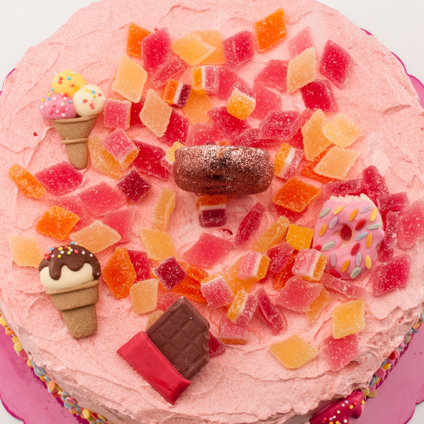 DECORATION EN SUCRE 3D "DOUCEURS" 3 x 4 CM