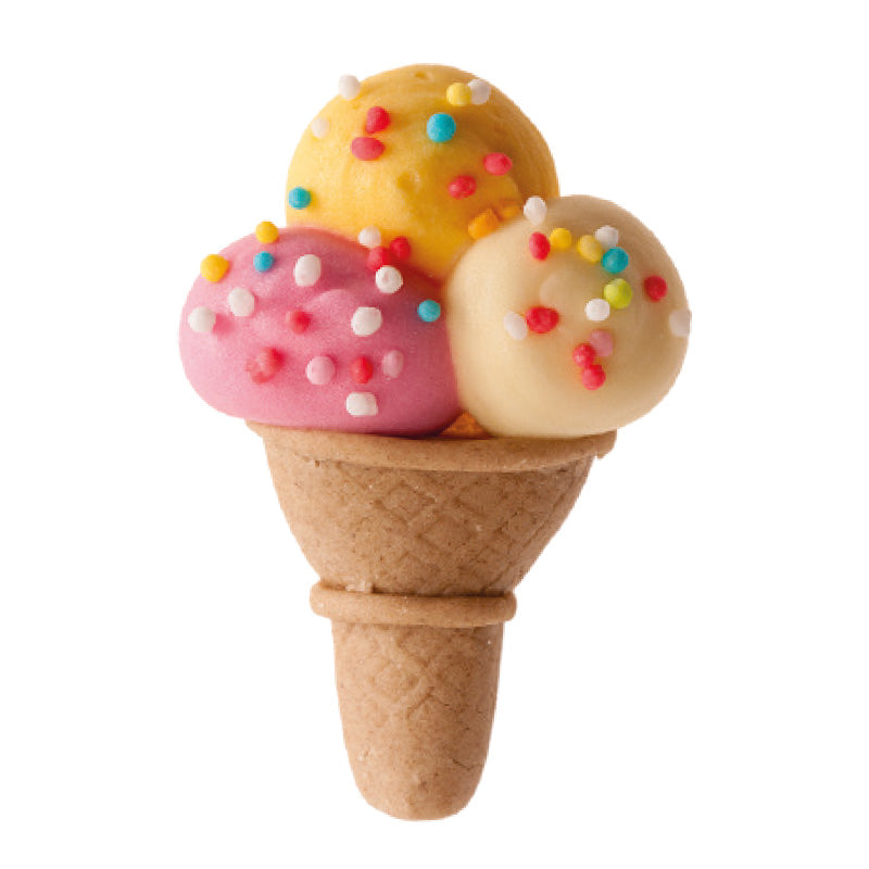 DECORAZIONE PASTA DI ZUCCHERO 3D DOLCI 3 X 4 CM