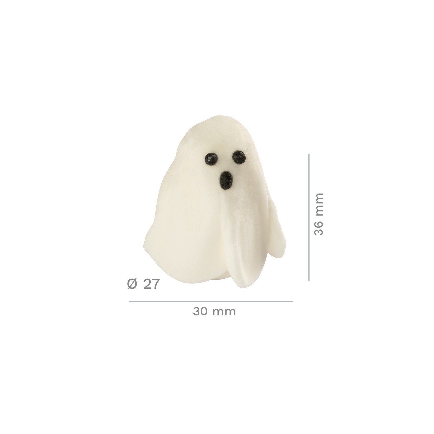 HALLOWEEN SUGAR CAKE DECORATION 3D 4 DESIGNS 31X36MM