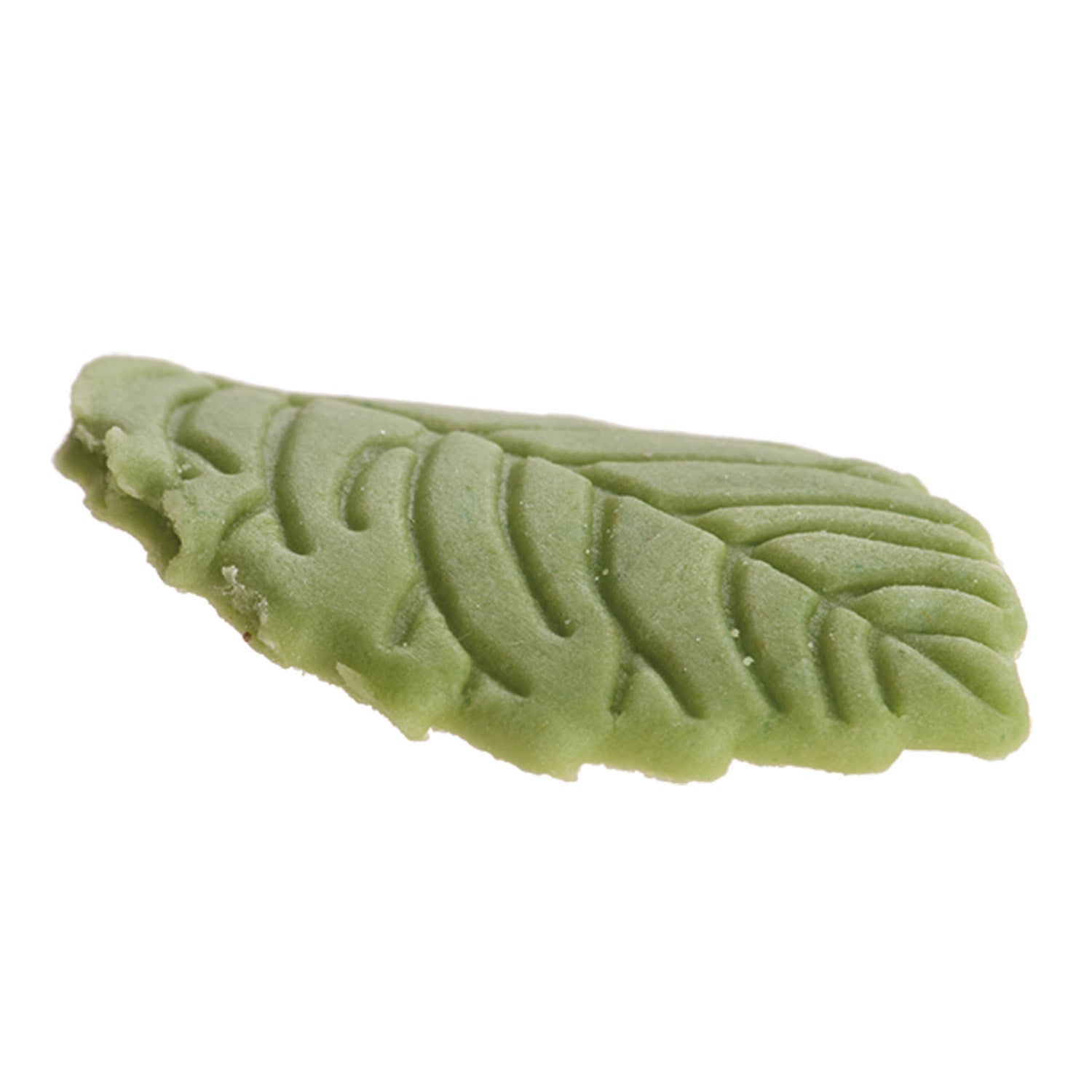 SUGAR CAKE DECORATION OLIVE GREEN LEAF 3,7CM