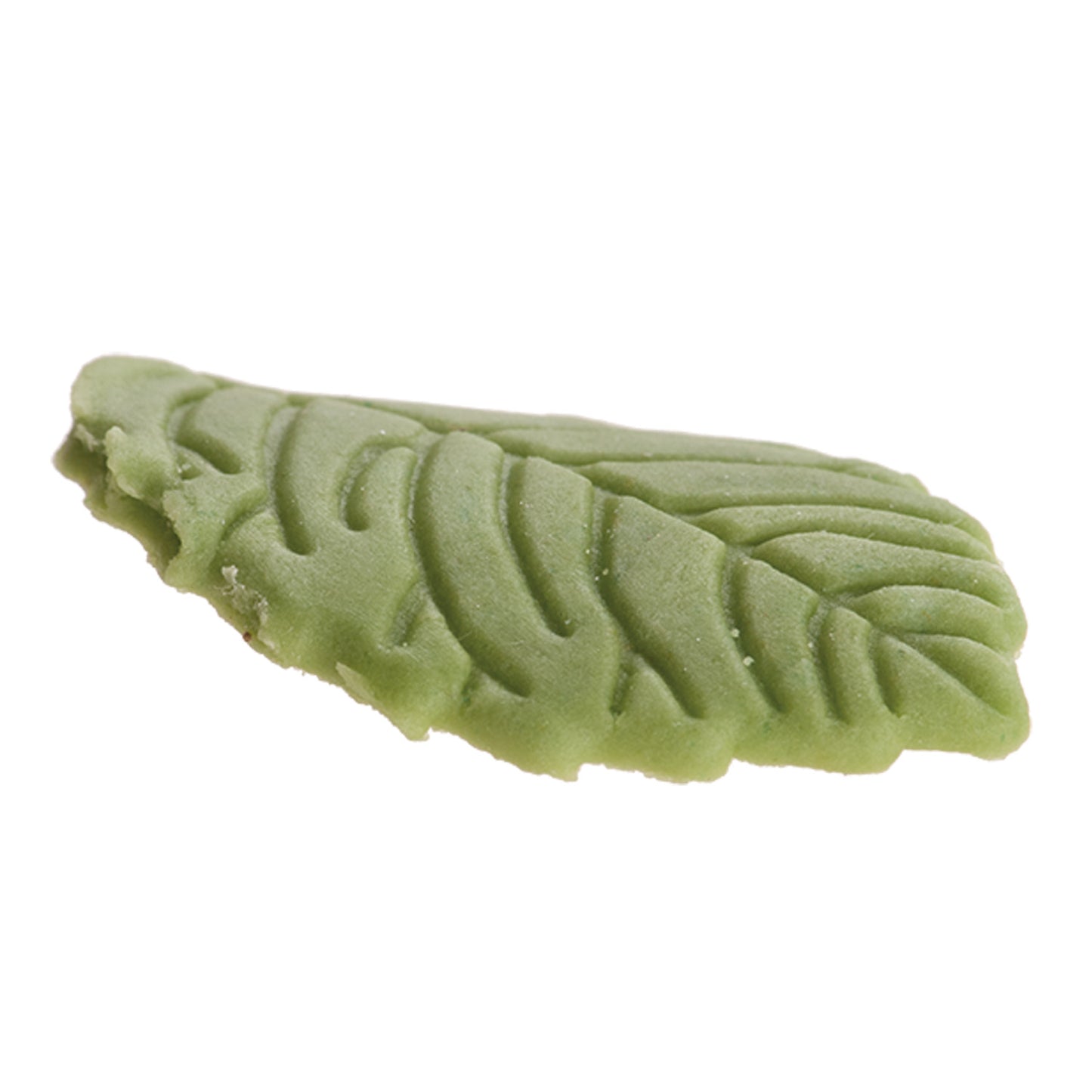 SUGAR CAKE DECORATION OLIVE GREEN LEAF 3,7CM