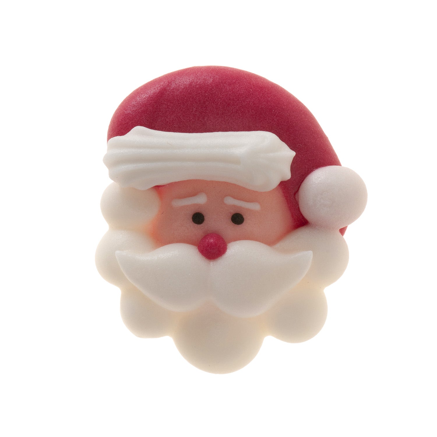 DÉCORATION EN SUCRE FACE PÈRE NOEL 35X31 MM