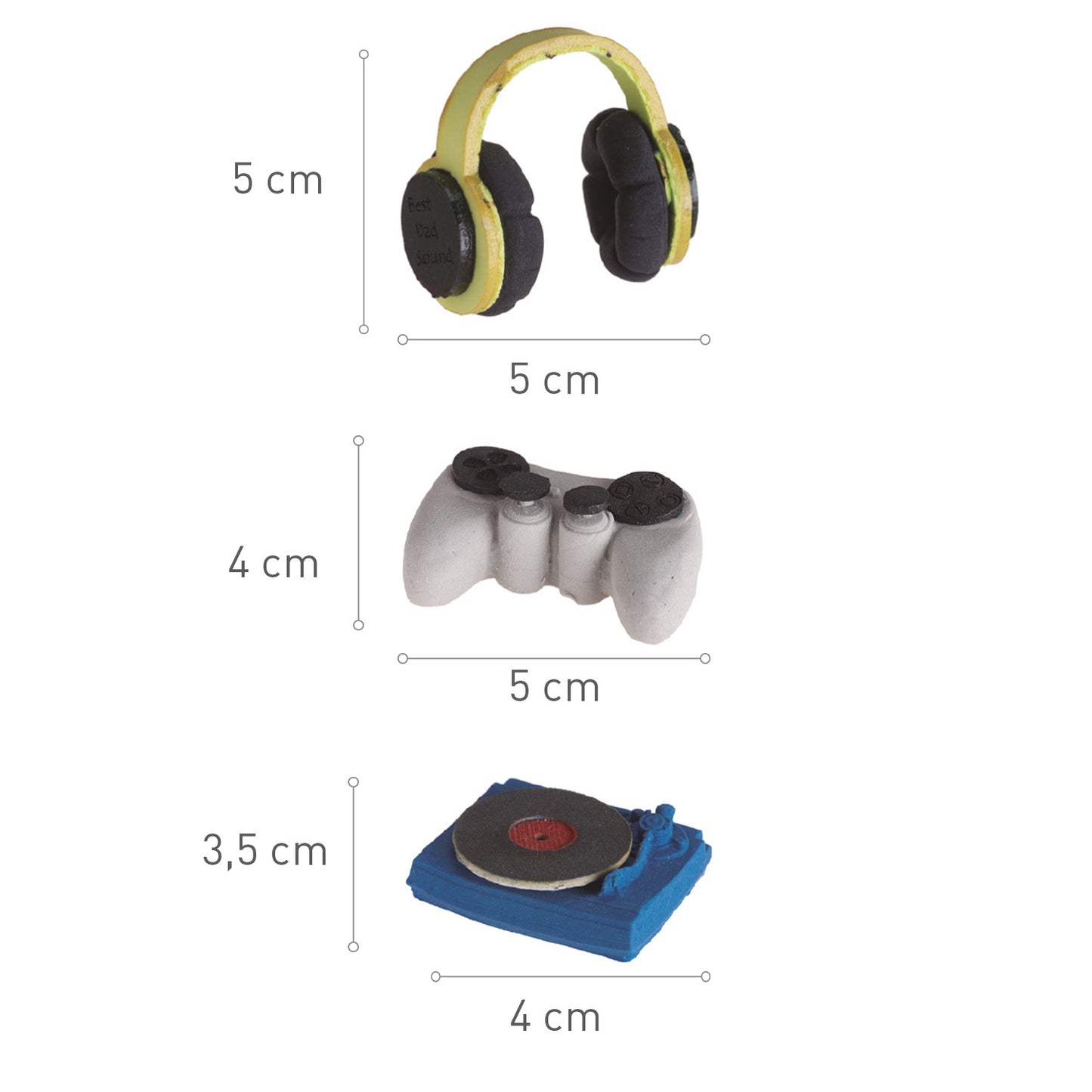 SUCRE PLAY STATION & PLATINE 4 - 6 CM