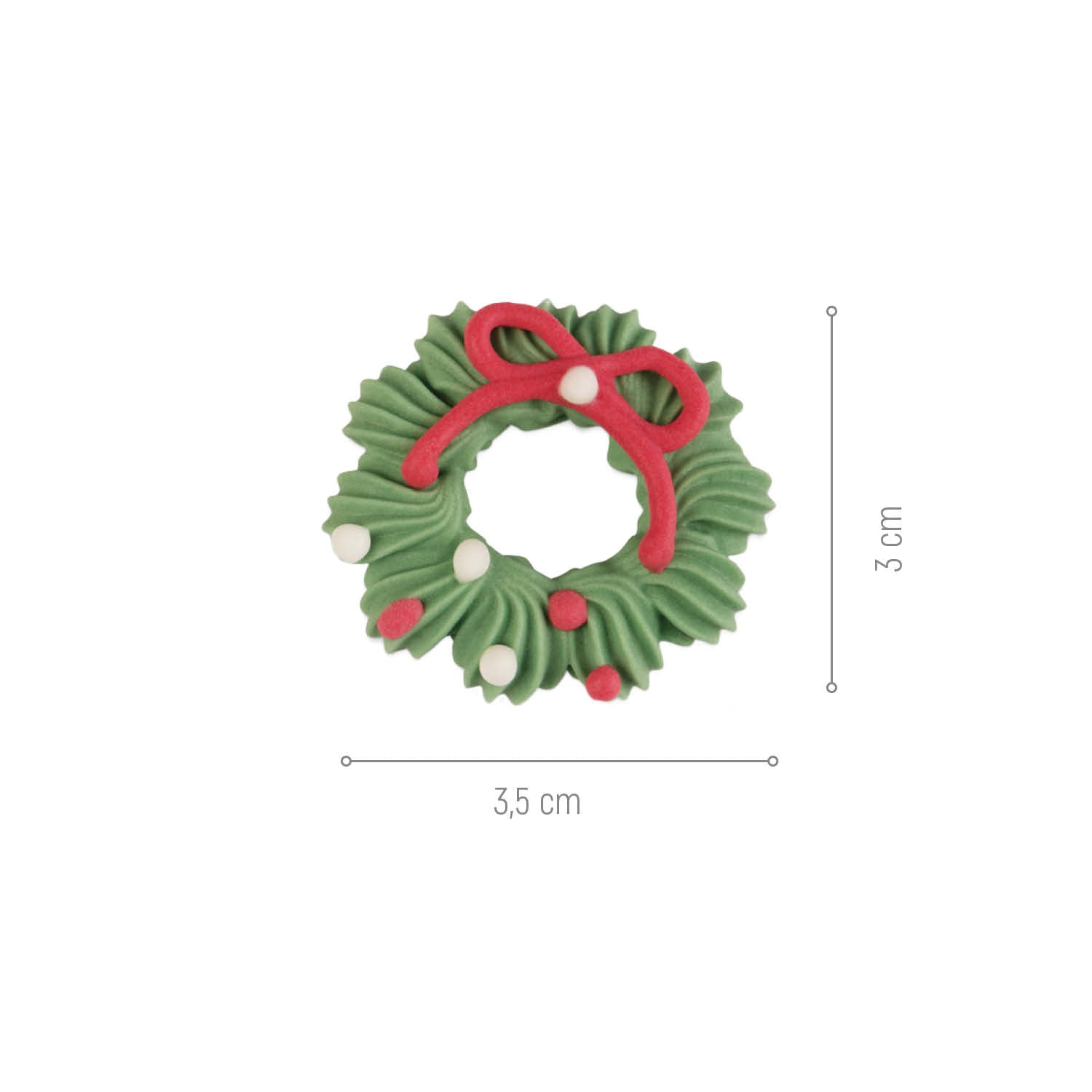 SUGAR DECORATION CHRISTMAS 8 DESIGNS