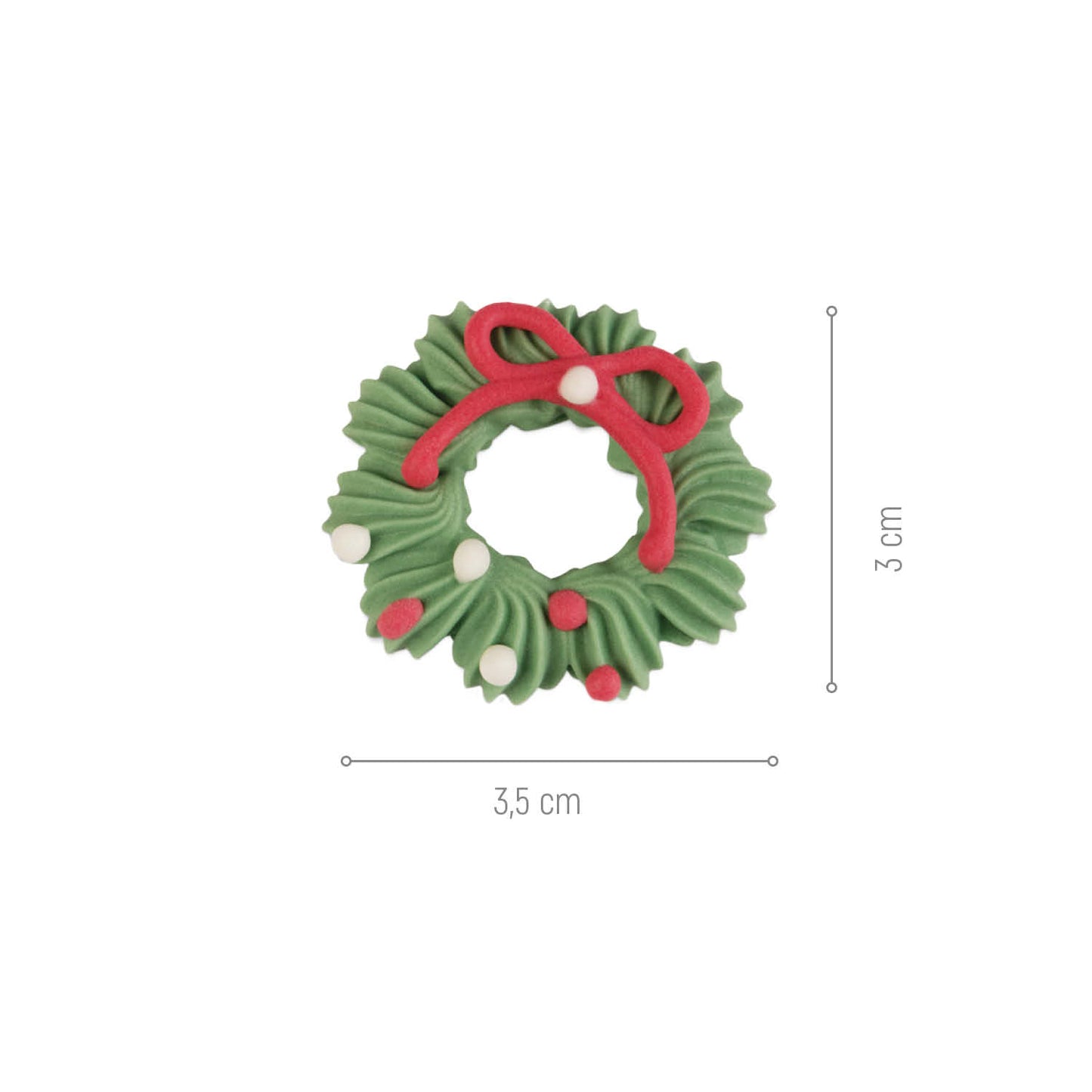 SUGAR DECORATION CHRISTMAS 8 DESIGNS