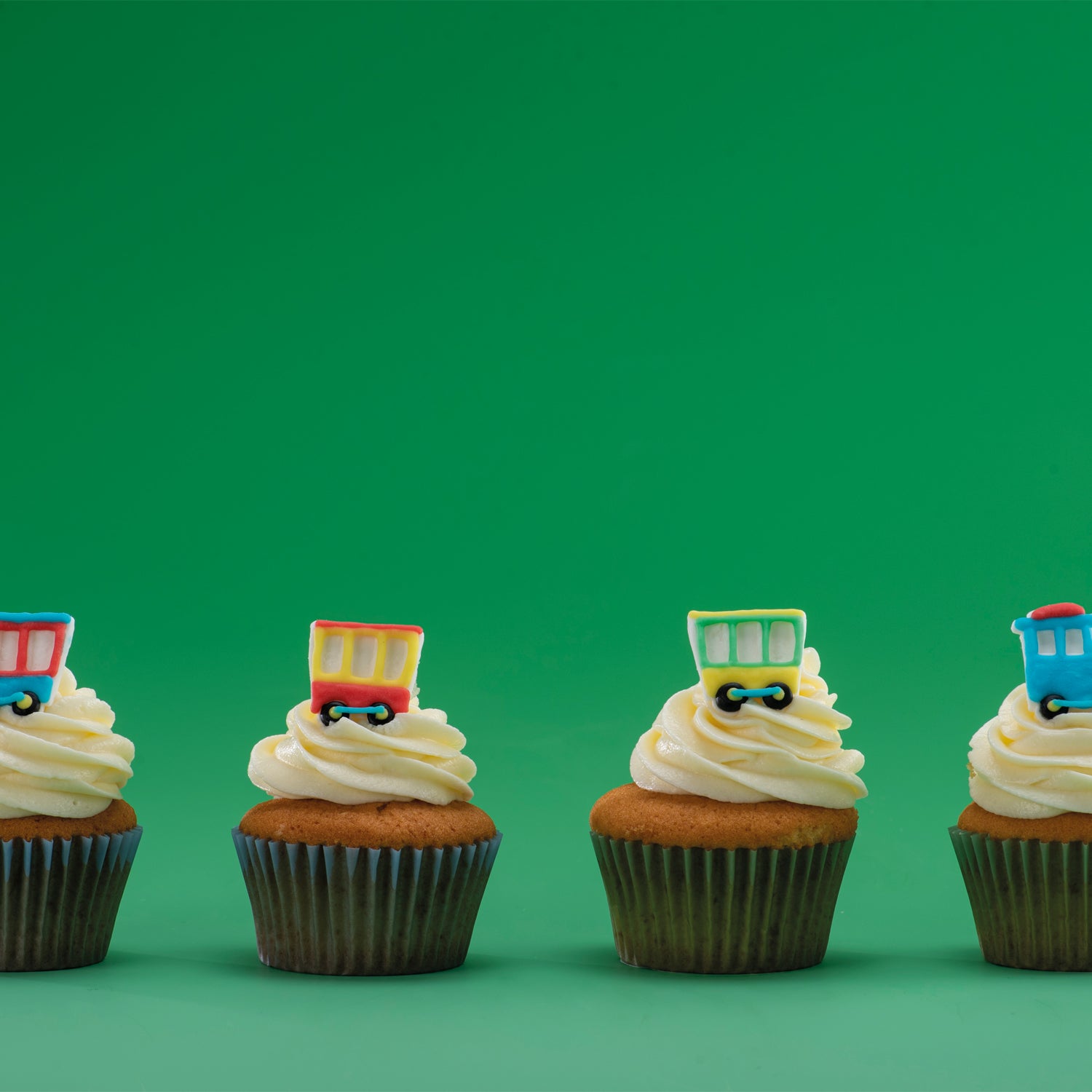 DECORATION SUCRE 2D TRAINS ~3X3,5CM