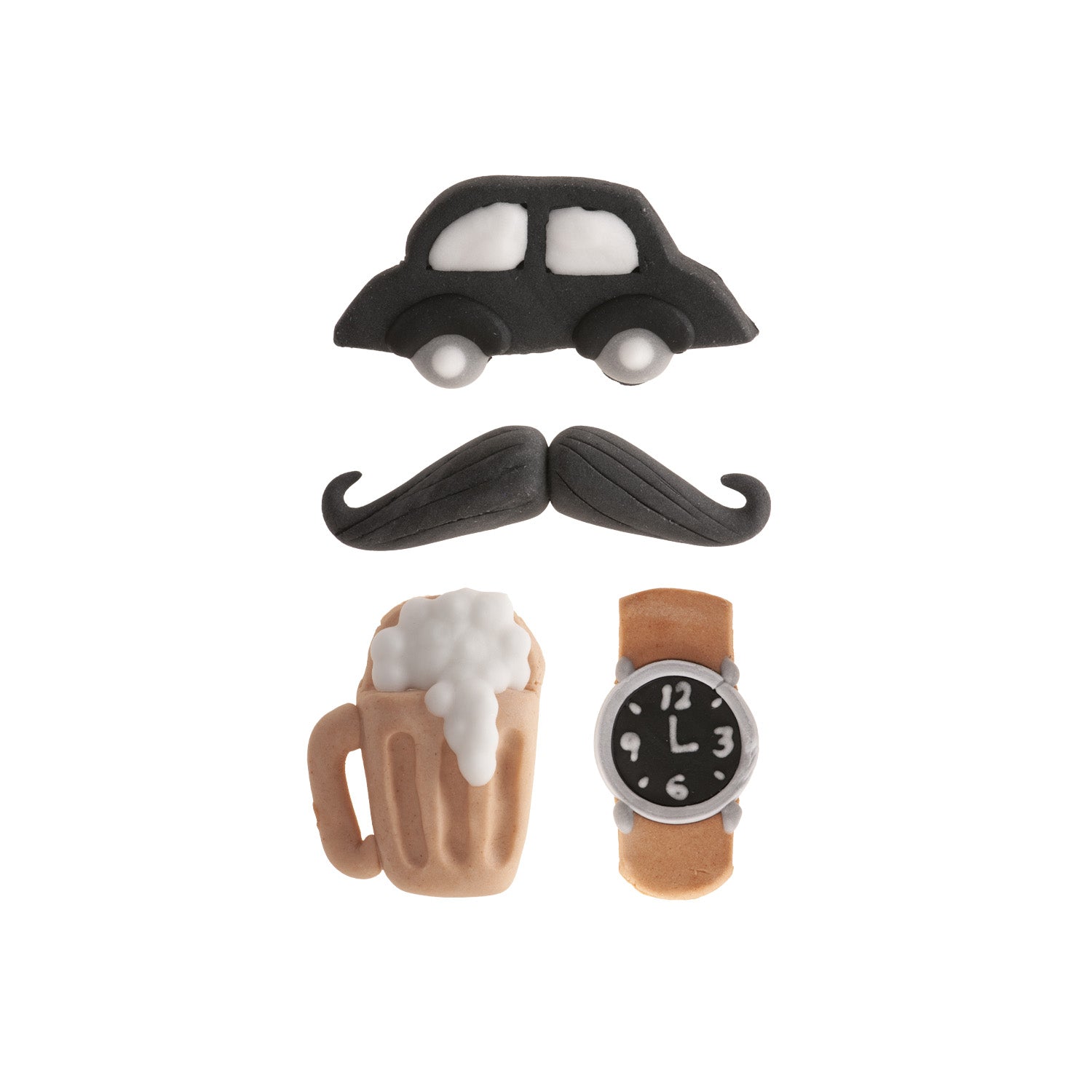 DECORACIÓN AZÚCAR VINTAGE 4 DISEÑOS