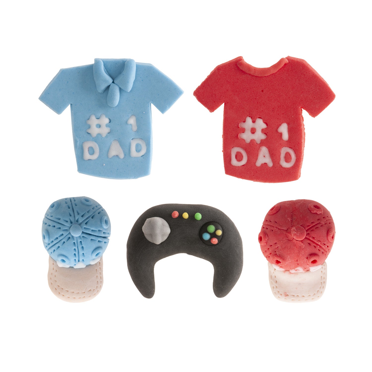 SUGAR DECORATION YOUNG DAD 5 FIGURES