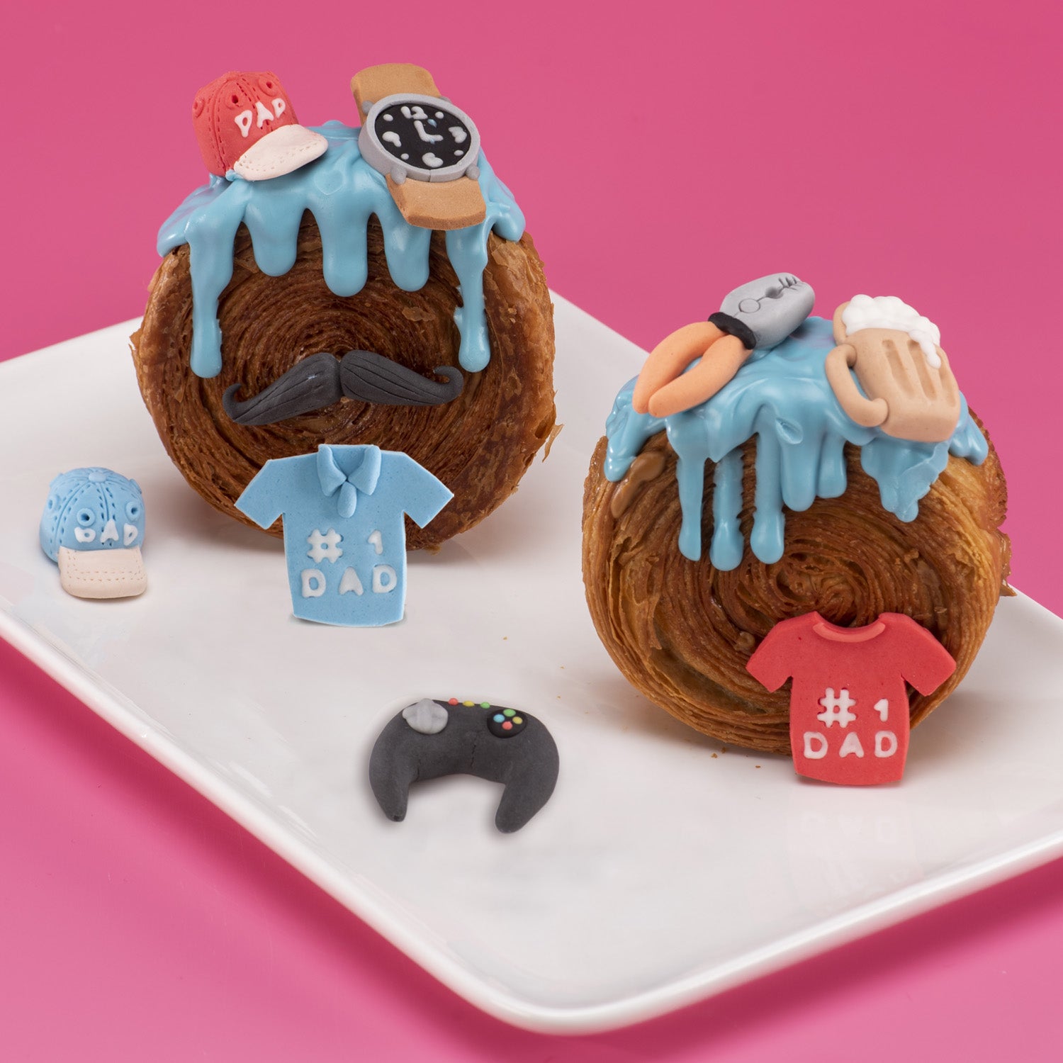 SUGAR DECORATION YOUNG DAD 5 FIGURES