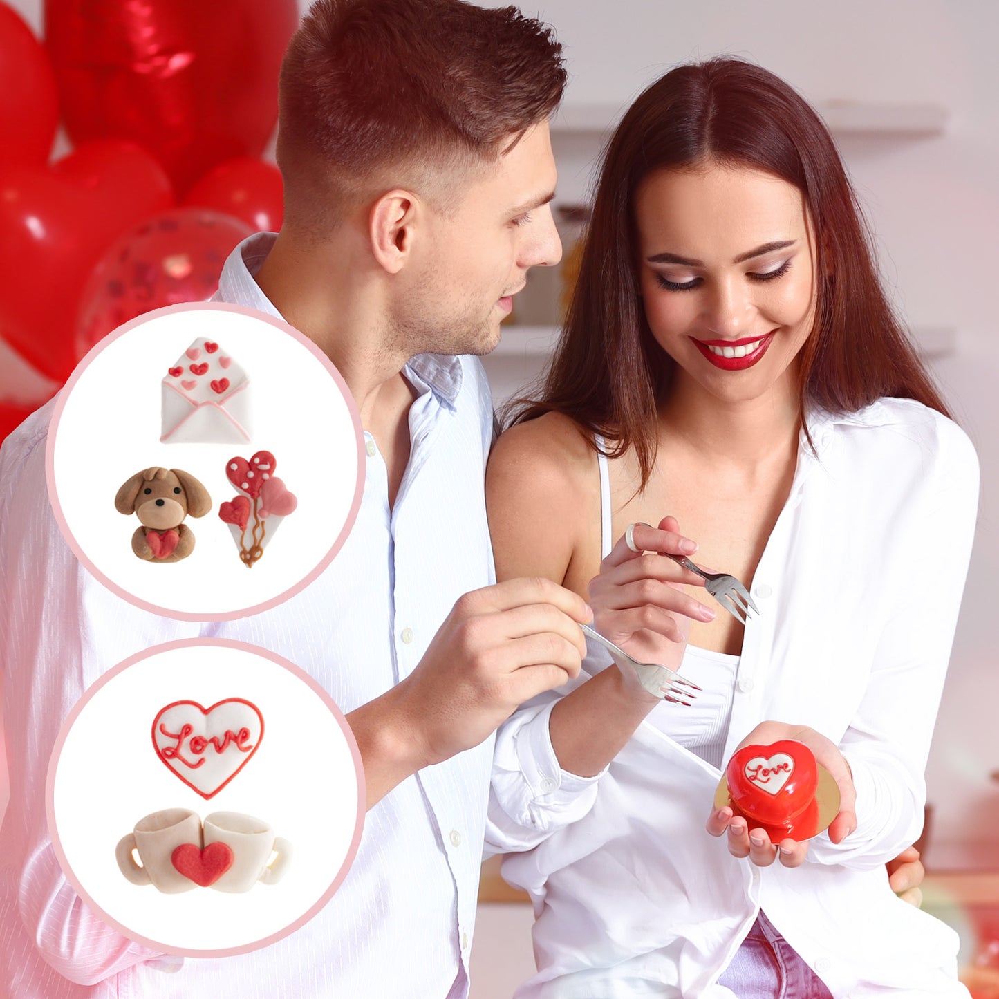 SUGAR DECORATION ASSORTMENT TENDER 5 DESIGNS