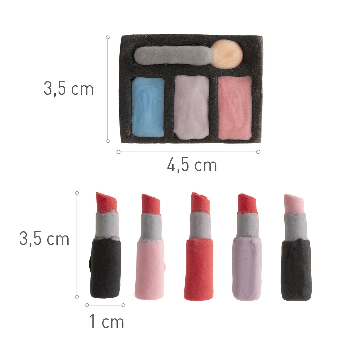DECORATION SUGAR ASSORTMENT2 2D MAKE-UP