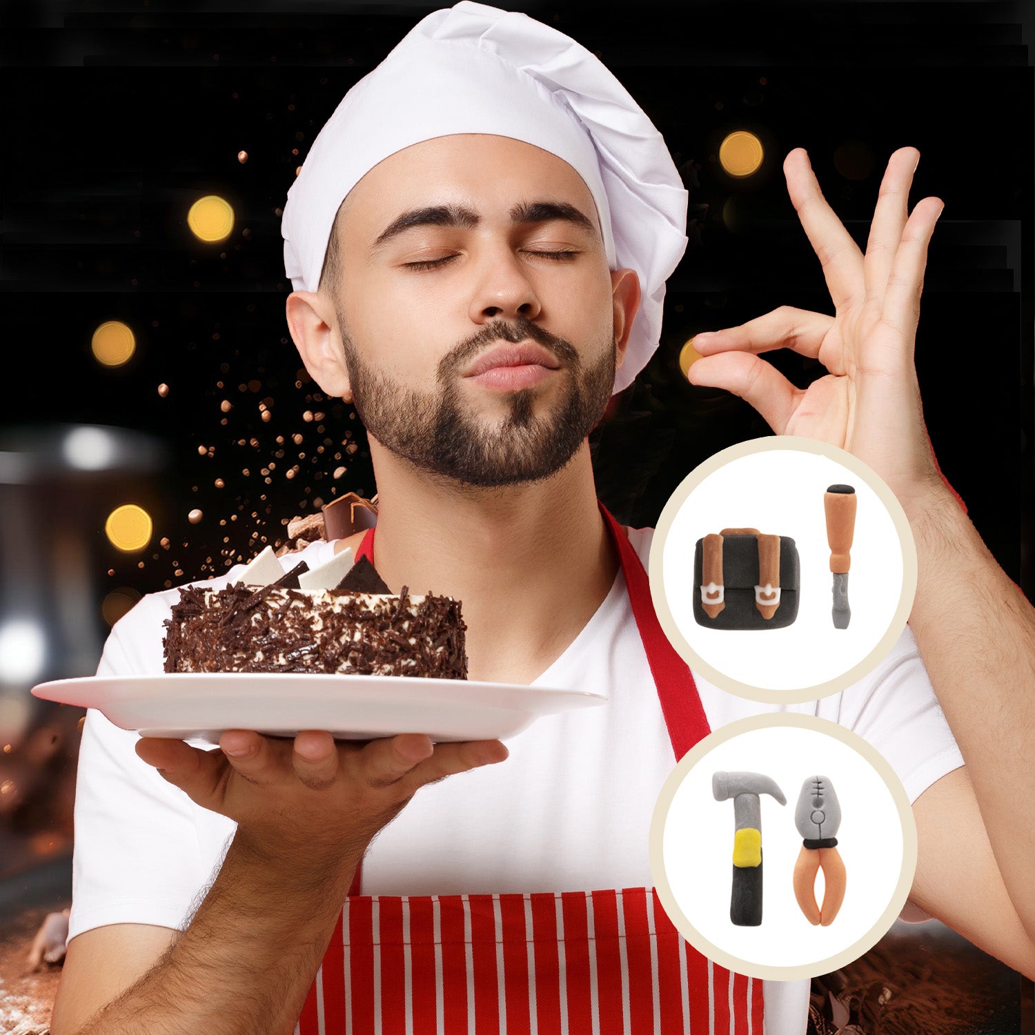 SUGAR DECORATION TOOLS 4 DESIGNS