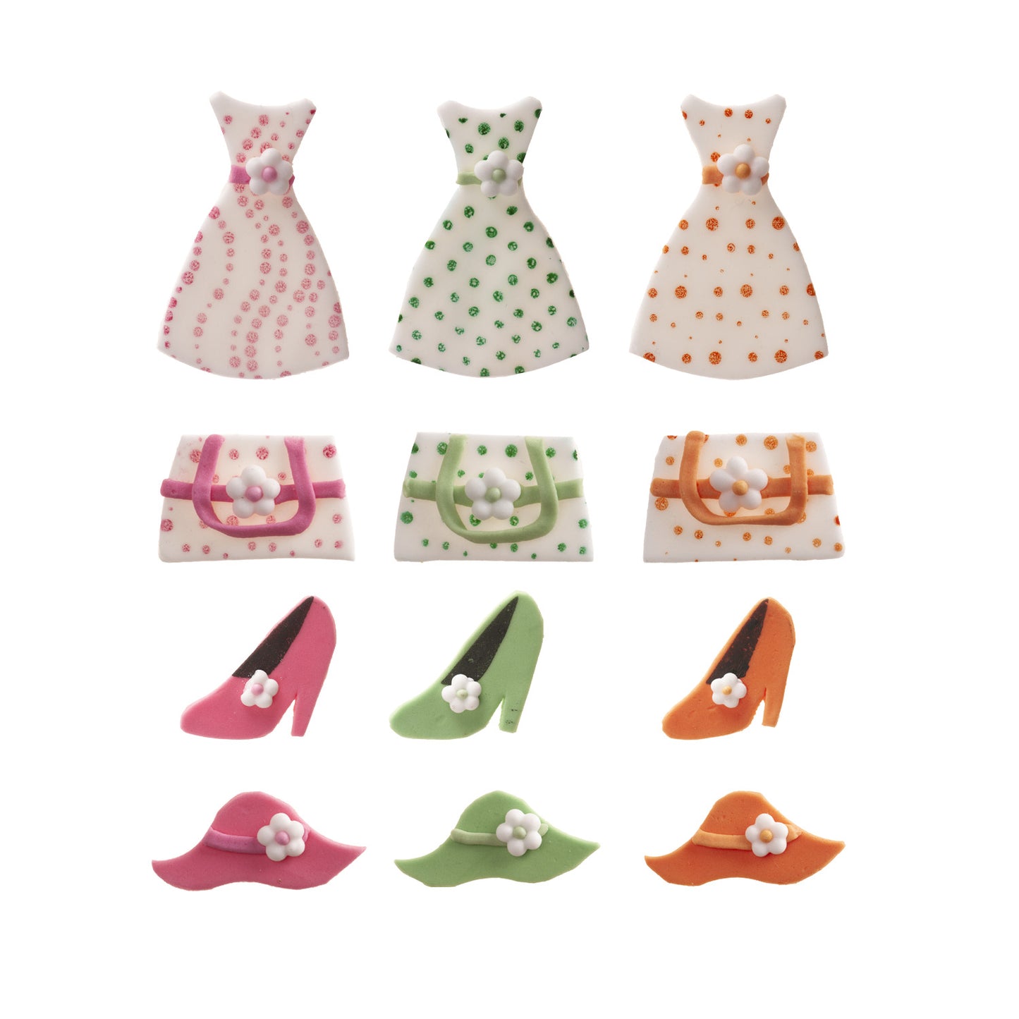 SUGAR DECORATIONS 2D MOTHER ACCESSORIES 12 MODELS